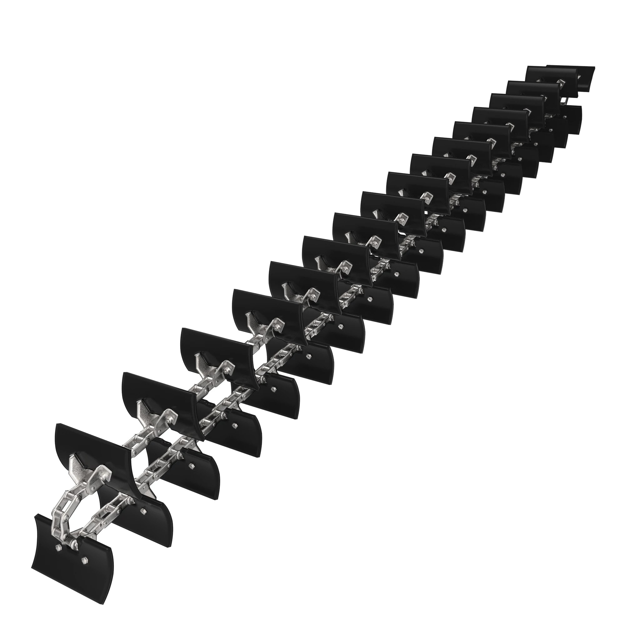 John Deere Clean Grain Elevator Roller Chain Assembly - AXE89047