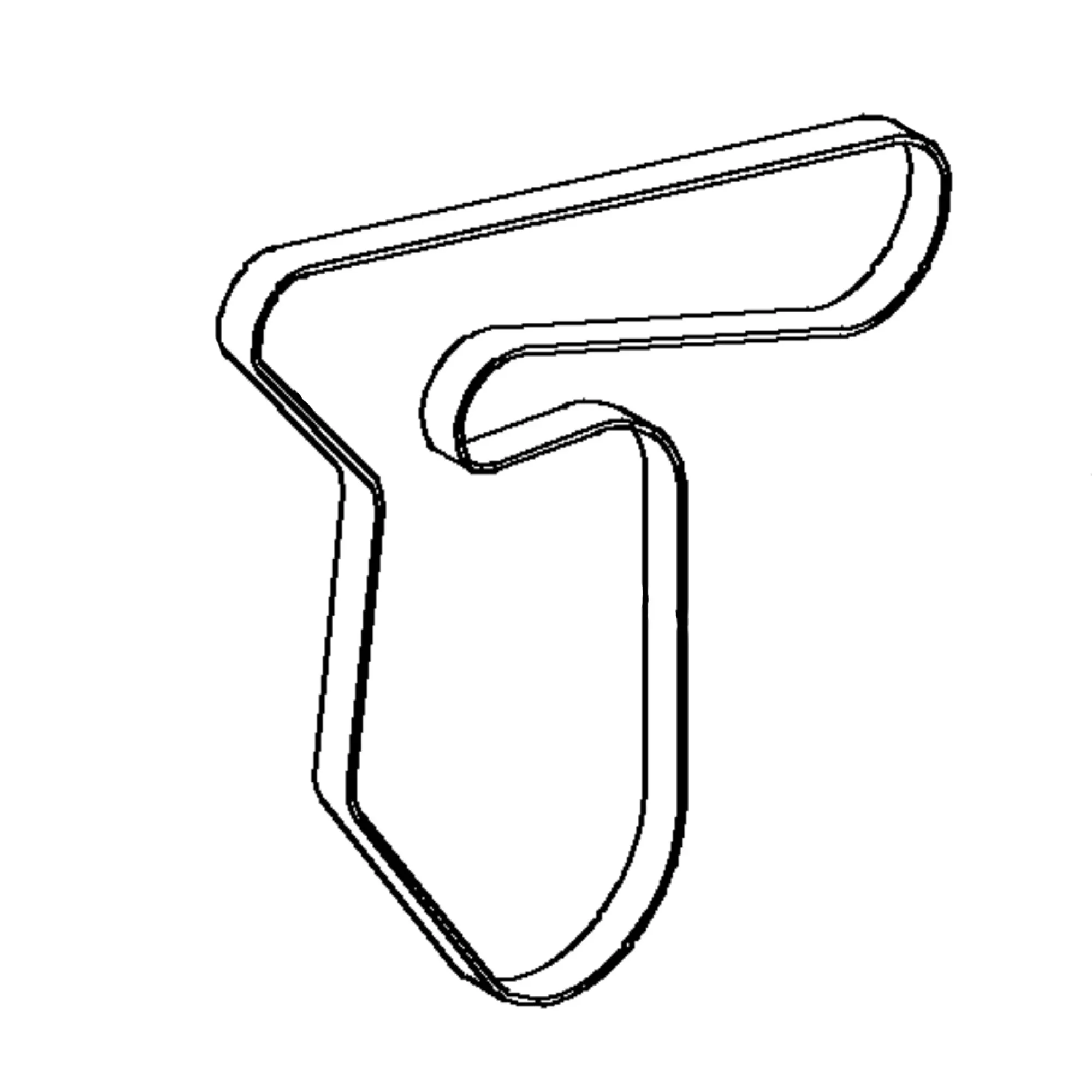 John Deere V-Belt, Effective Length 2455 mm (96.5 inch) - T400170