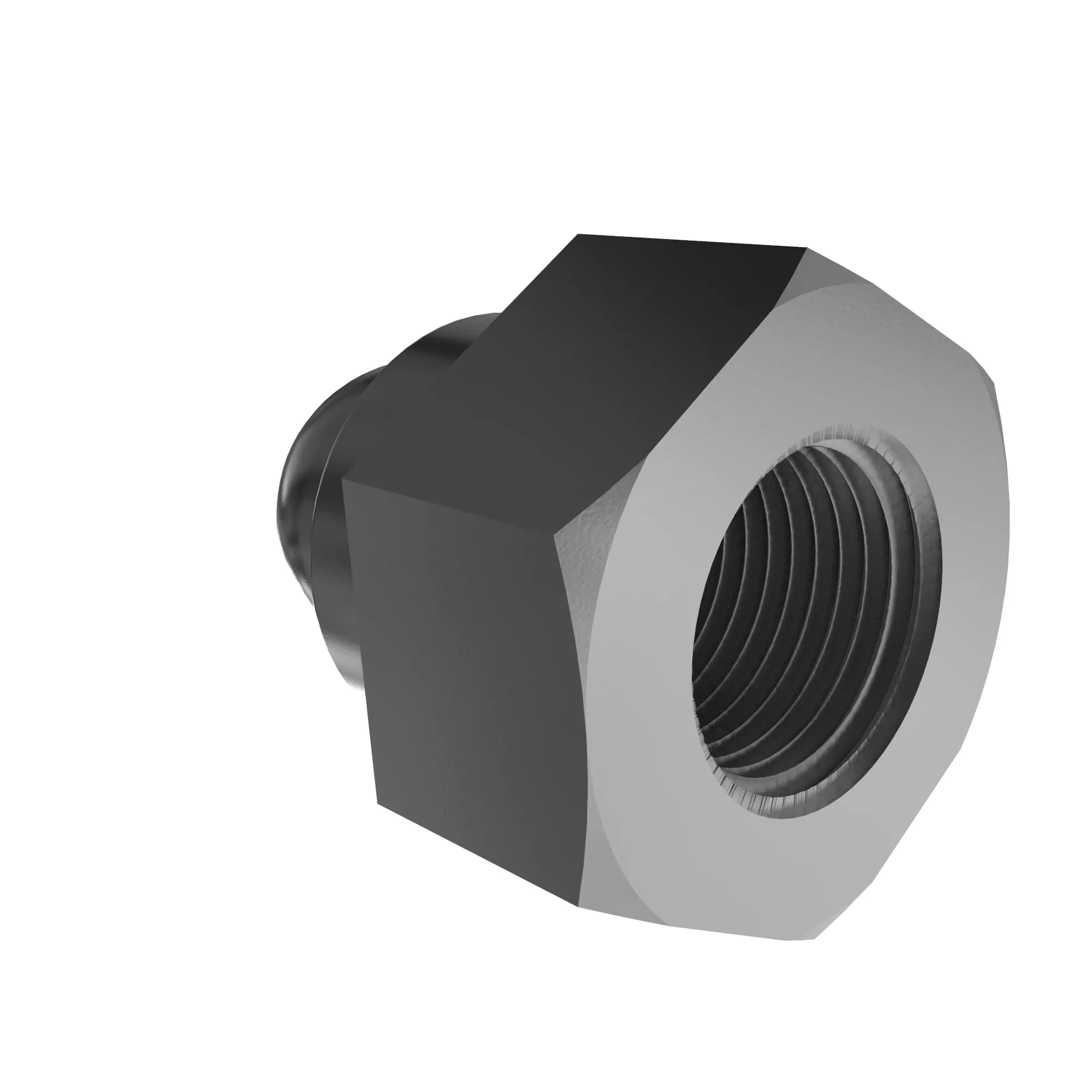 NUT, METRIC, HEX CROWN, SELF LOCKIN