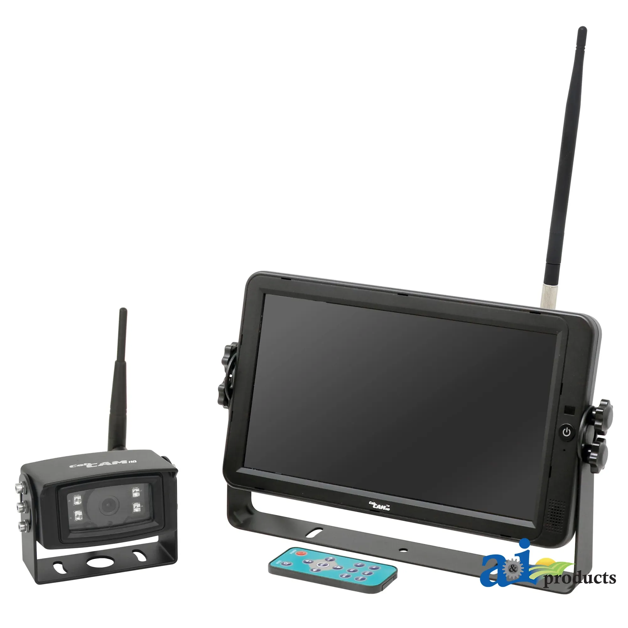 A&I Products CabCAM™ 10-inch HD Touch Screen Digital Wireless QUAD Color Monitor with 1 HD Digital Wireless Color Camera - A-HDS2105