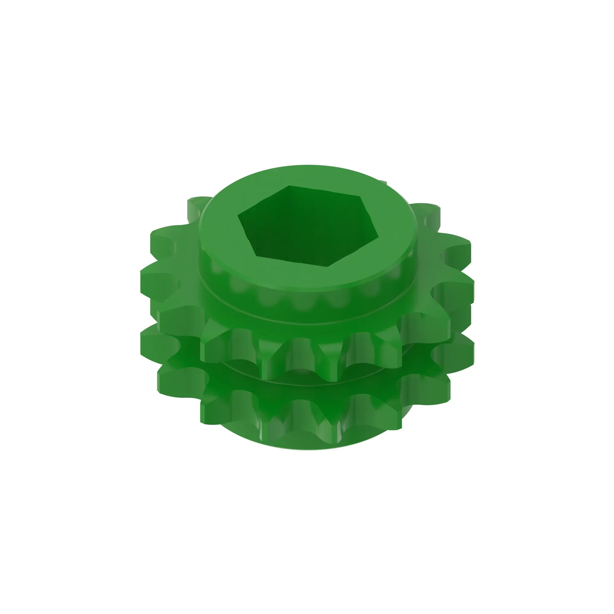 John Deere Precutter Rotor Drive Double Chain Sprocket - FH332386