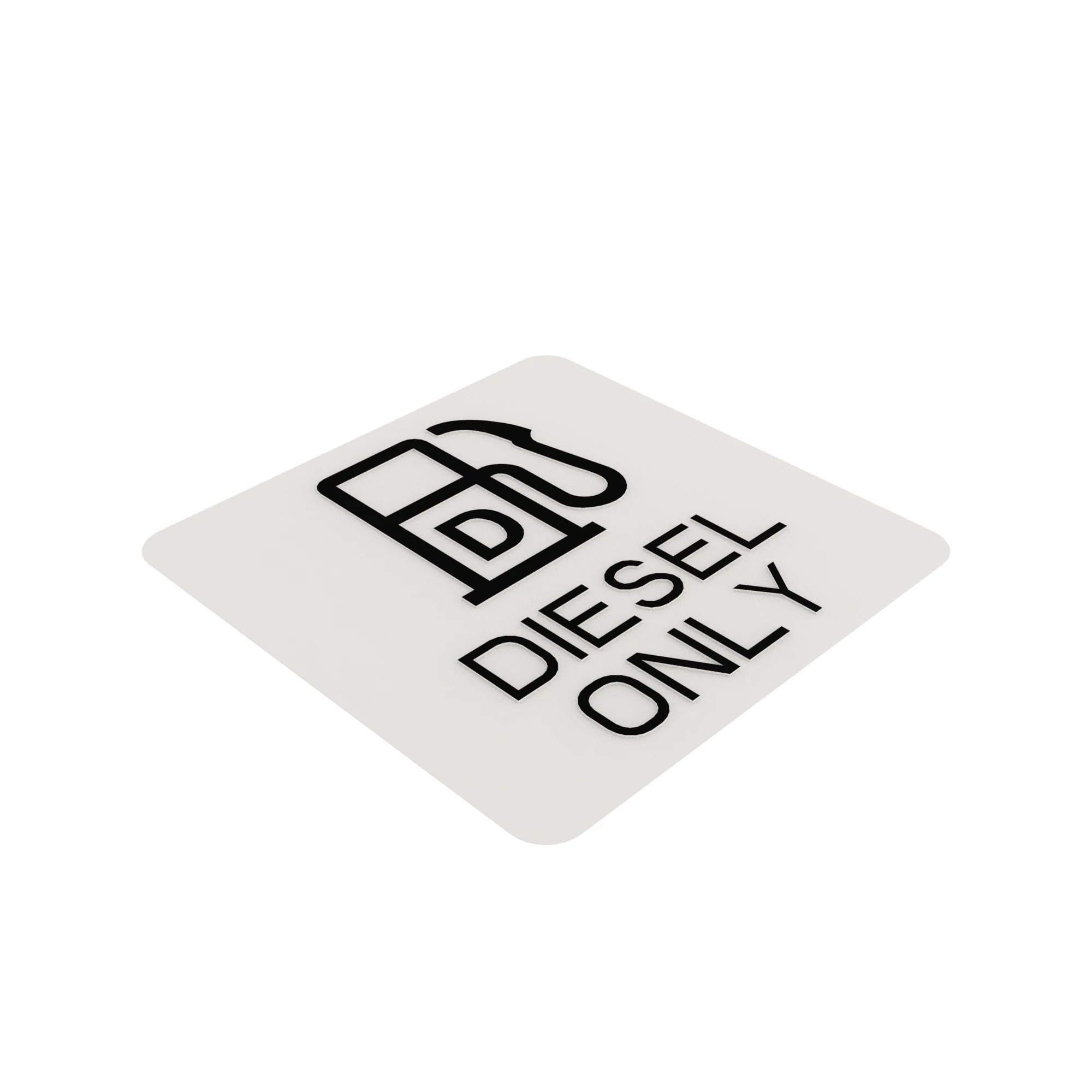 LABEL,DIESEL ONLY,ENGLISH