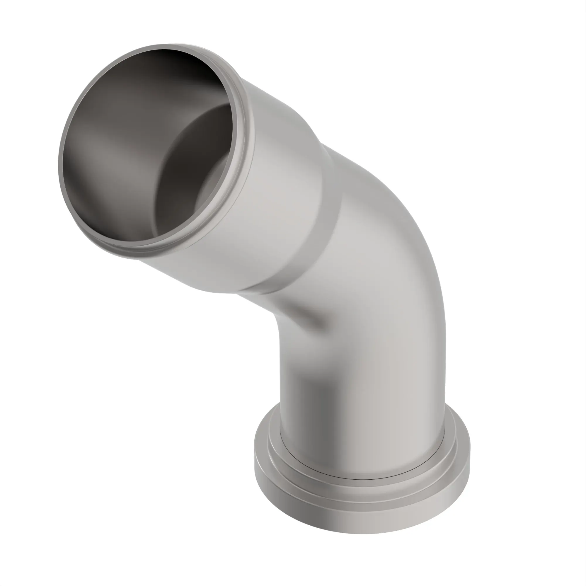 John Deere Flange Head Bent Elbow Fitting - N411588
