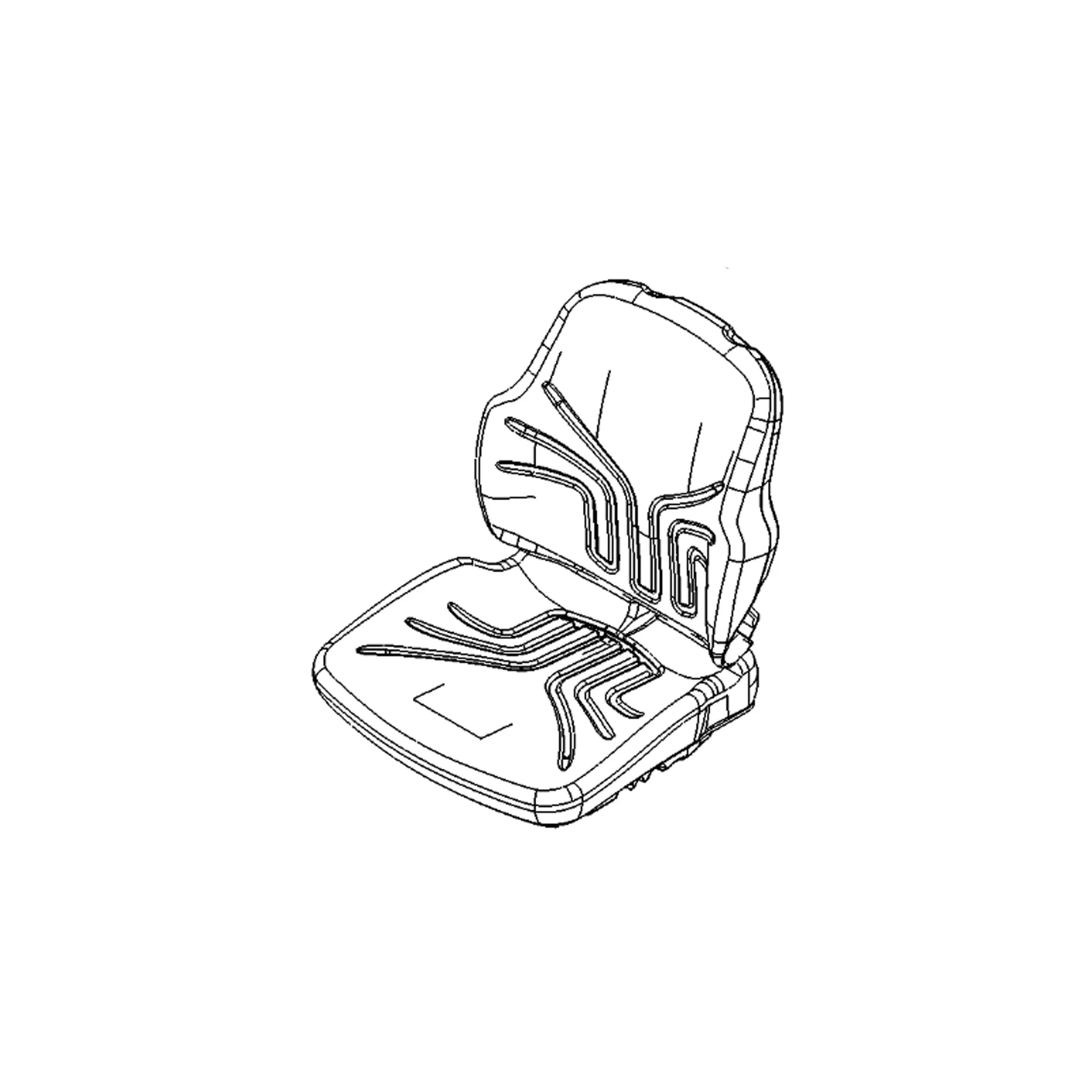 John Deere Seat with Armrest - AL222943