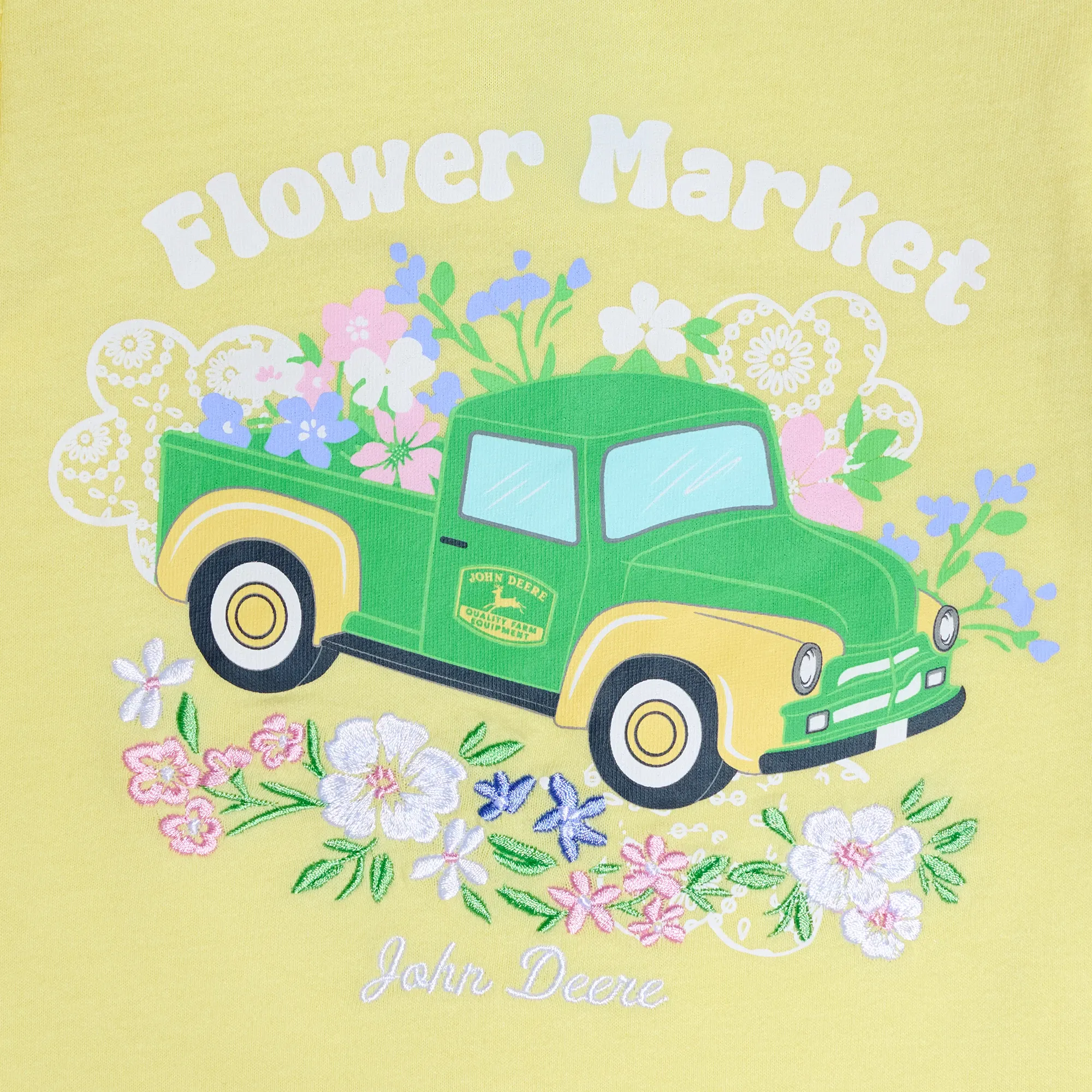 Flower Market Flutter Sleeved T-Shirt