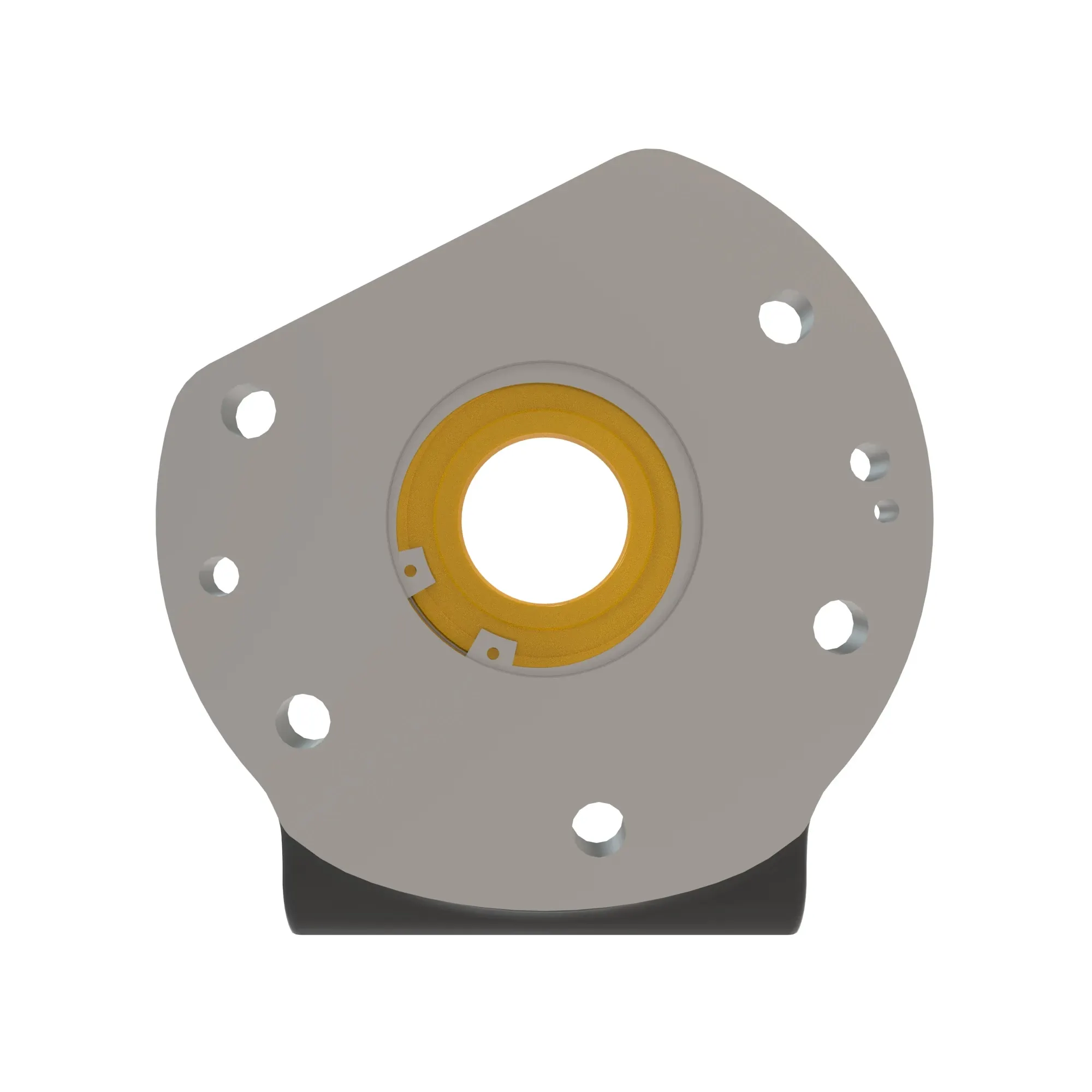 AXLE SUPPORT, REAR W/ BEARING