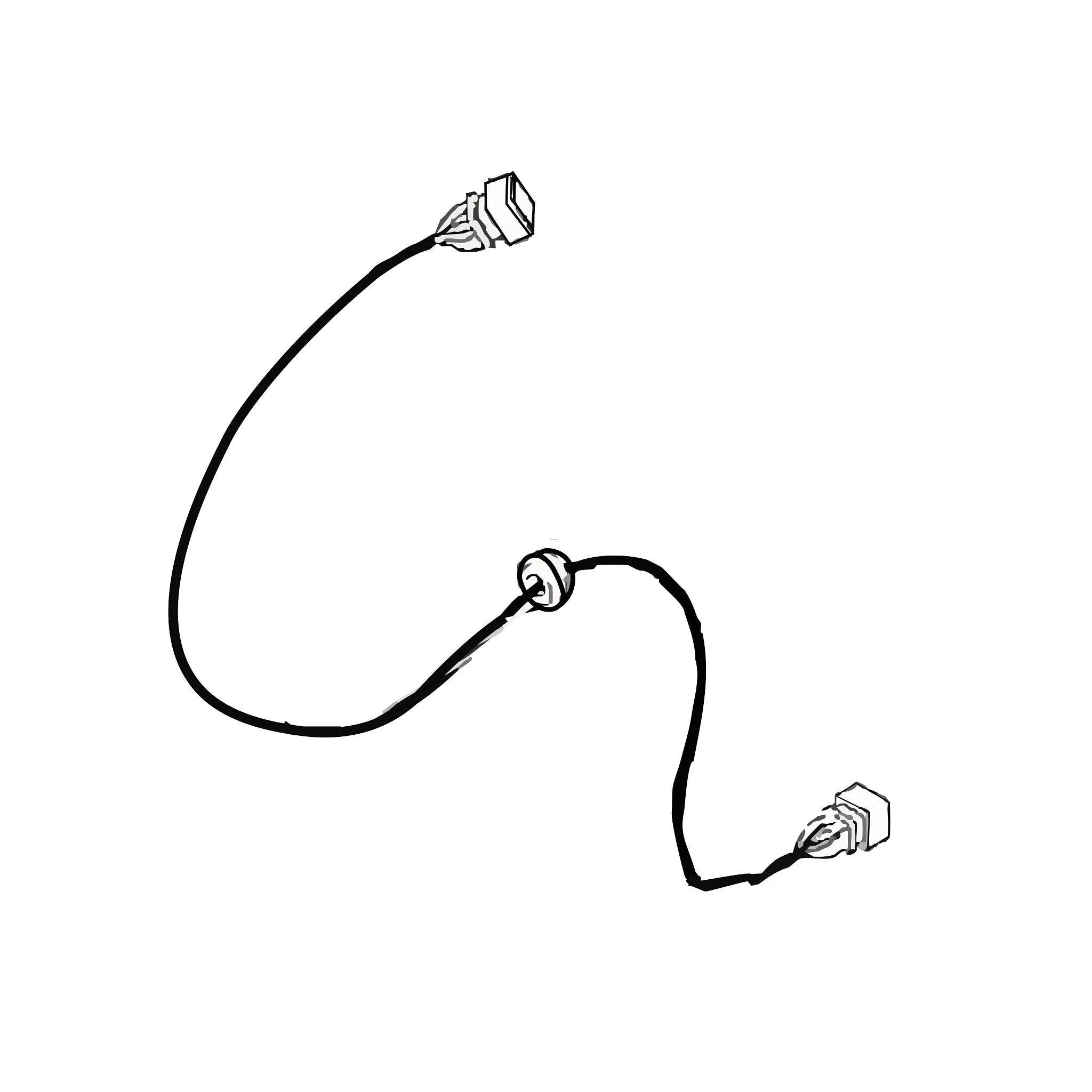 John Deere Hub to Display Wiring Harness - F380258