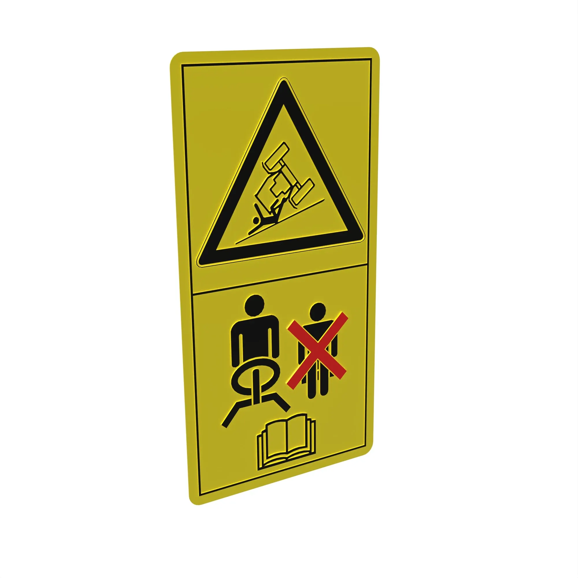 John Deere Passenger Seat DNU Assignment Safety Label - L206435