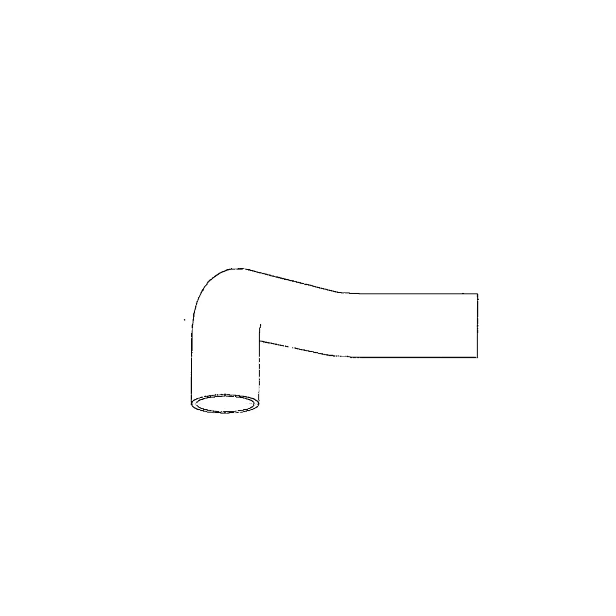 John Deere Lower Radiator Hose - T105212