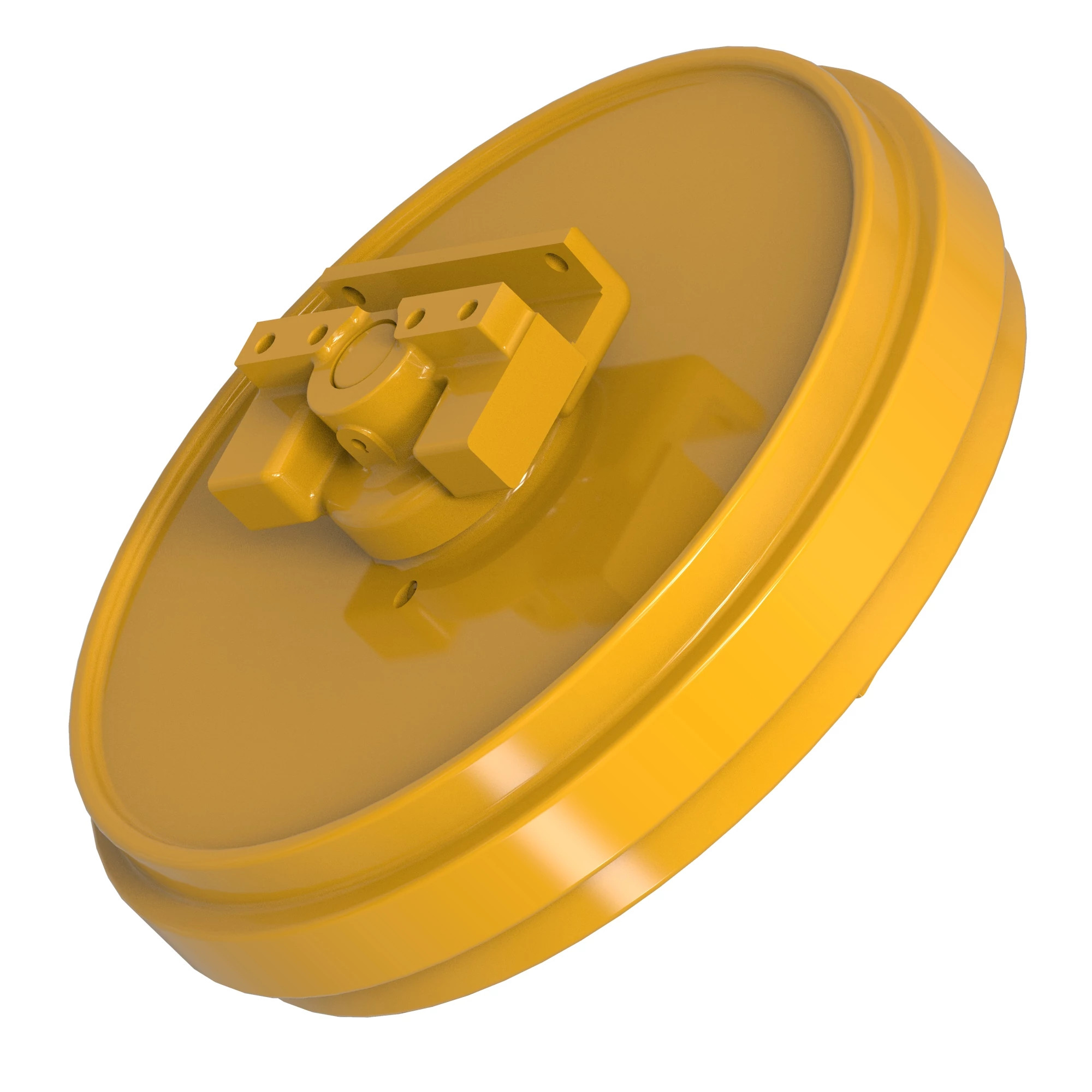 John Deere Front Track Chain Idler with Brackets - AT416907