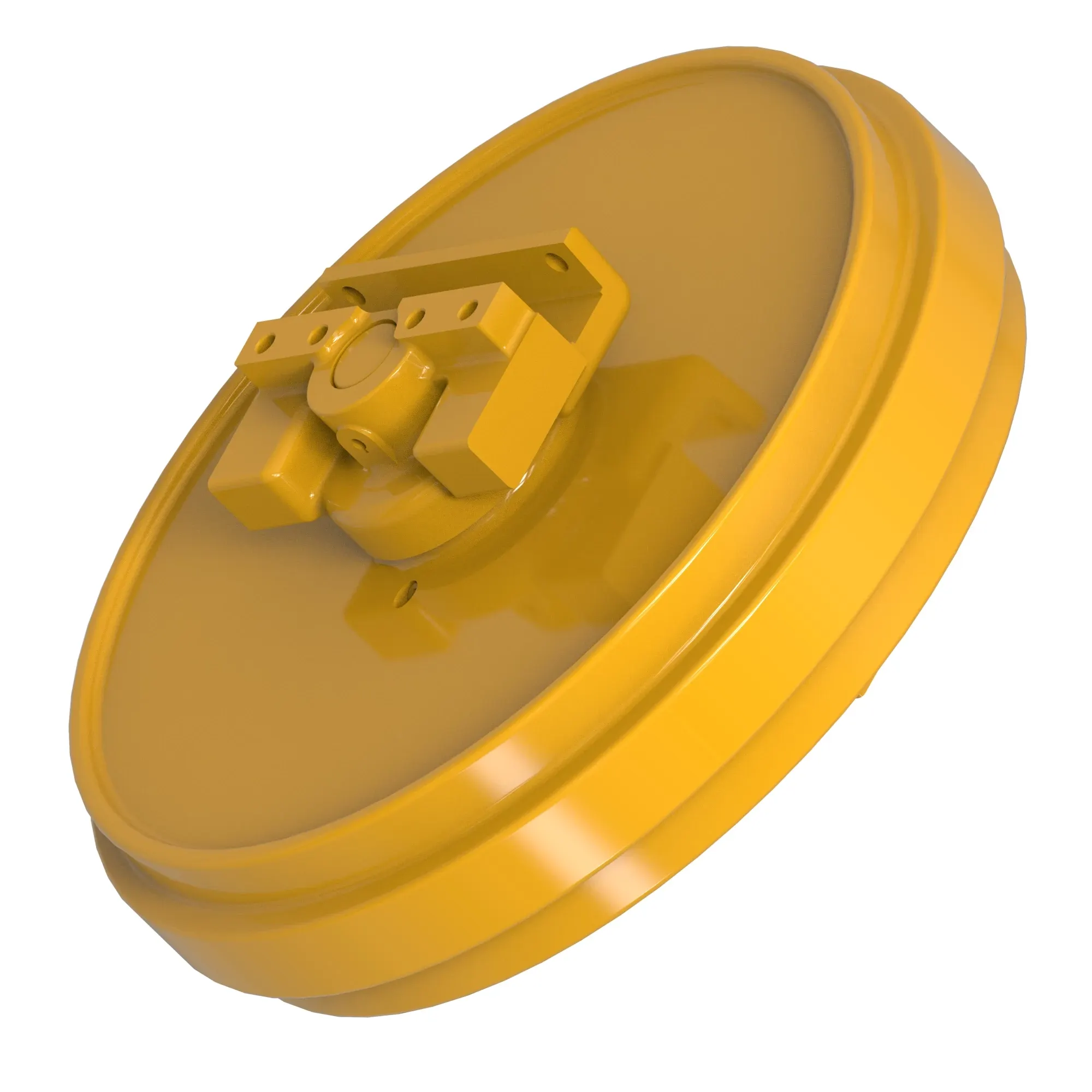 John Deere Front Track Chain Idler with Brackets - AT416907