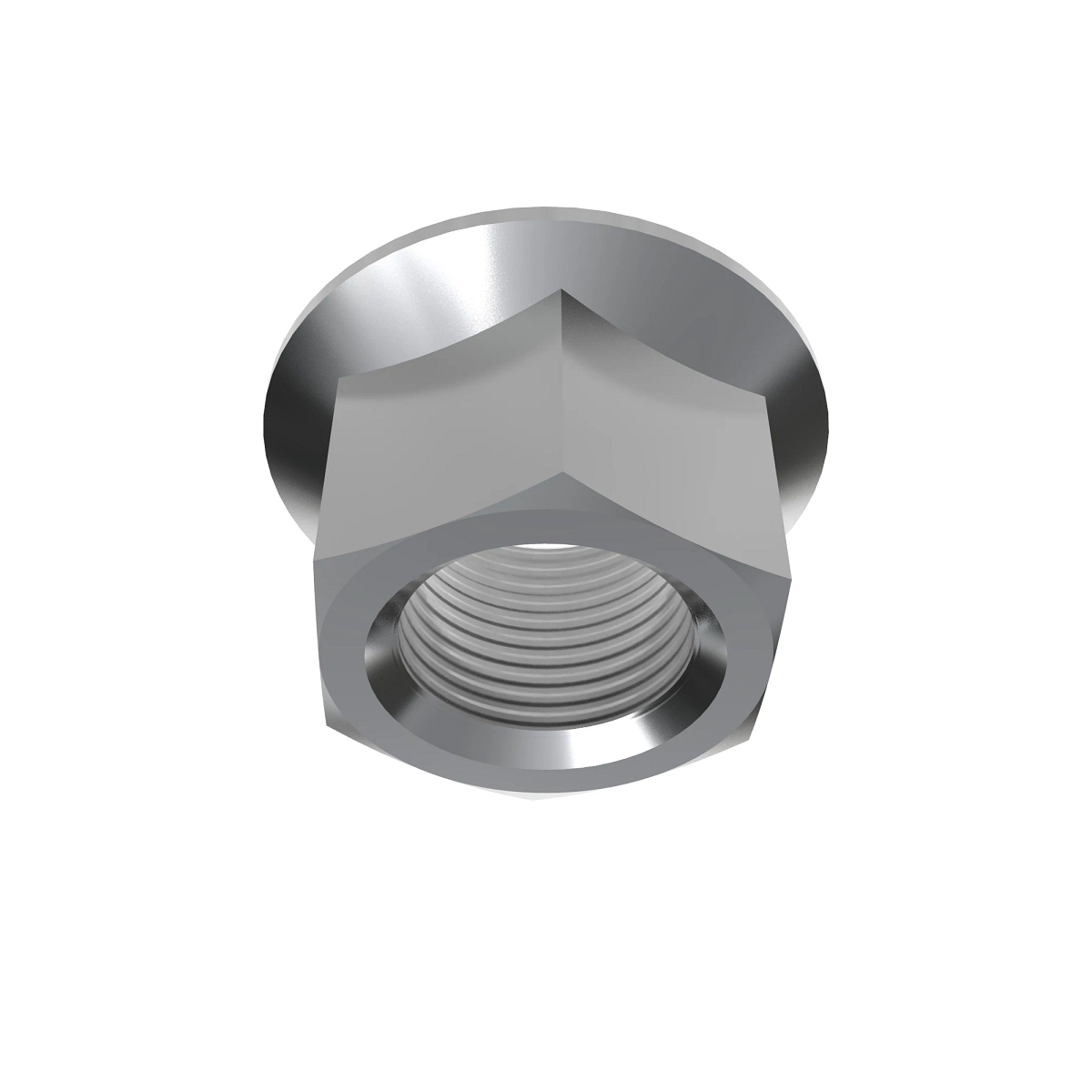 NUT, METRIC, HEX FL, SELF LOCKING