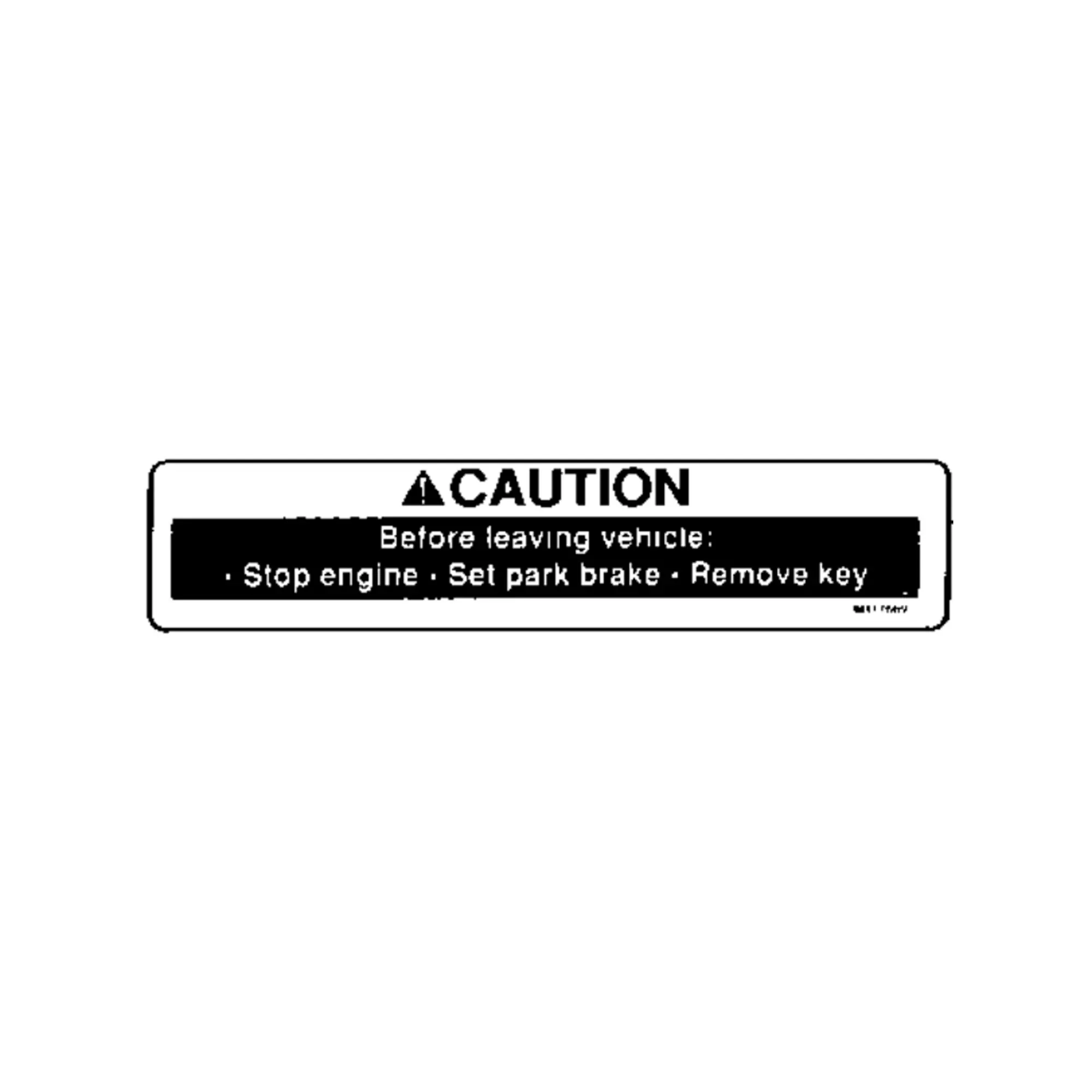 John Deere Caution Label - M117669