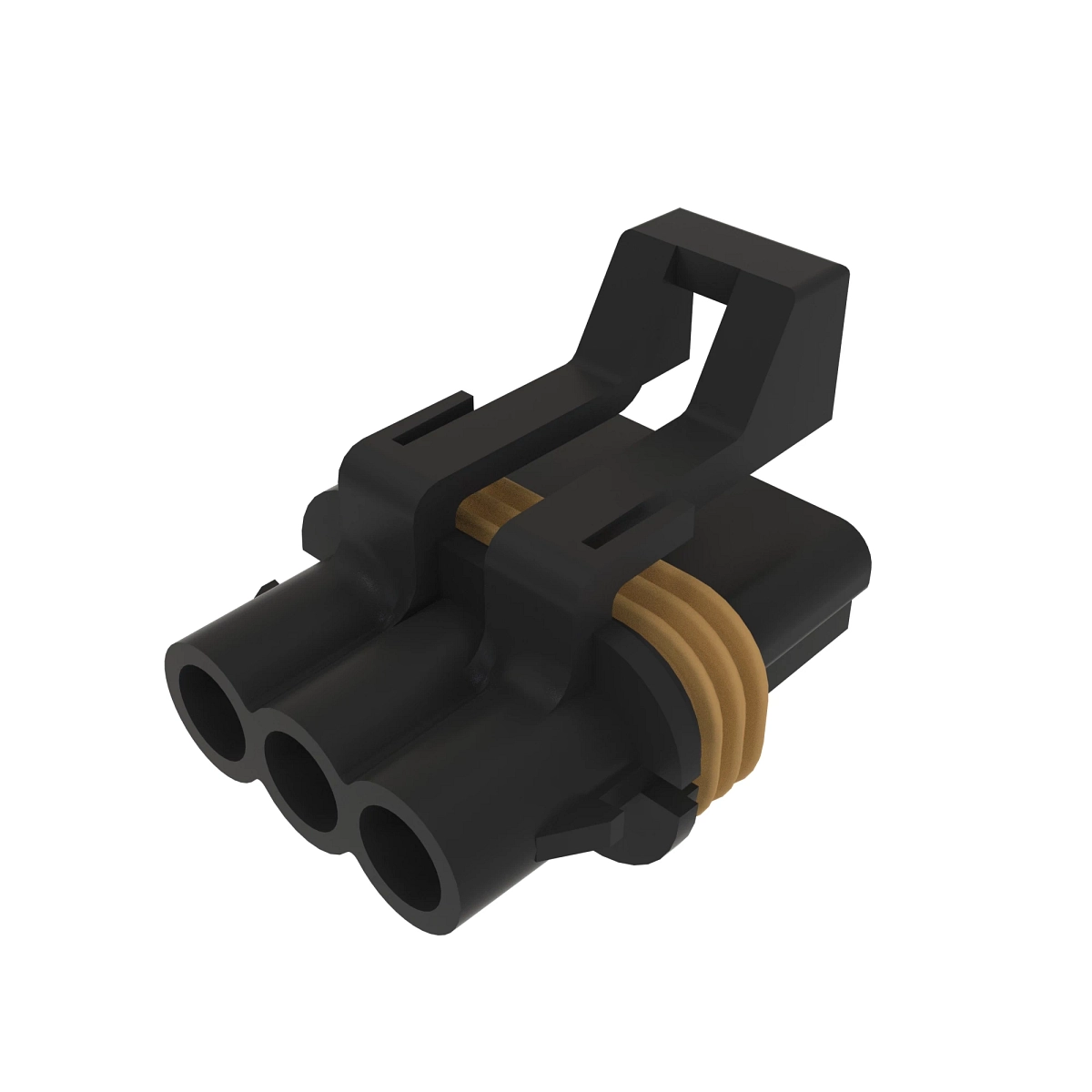 CONN DELPHI MP280 3W FS BLK NYLON