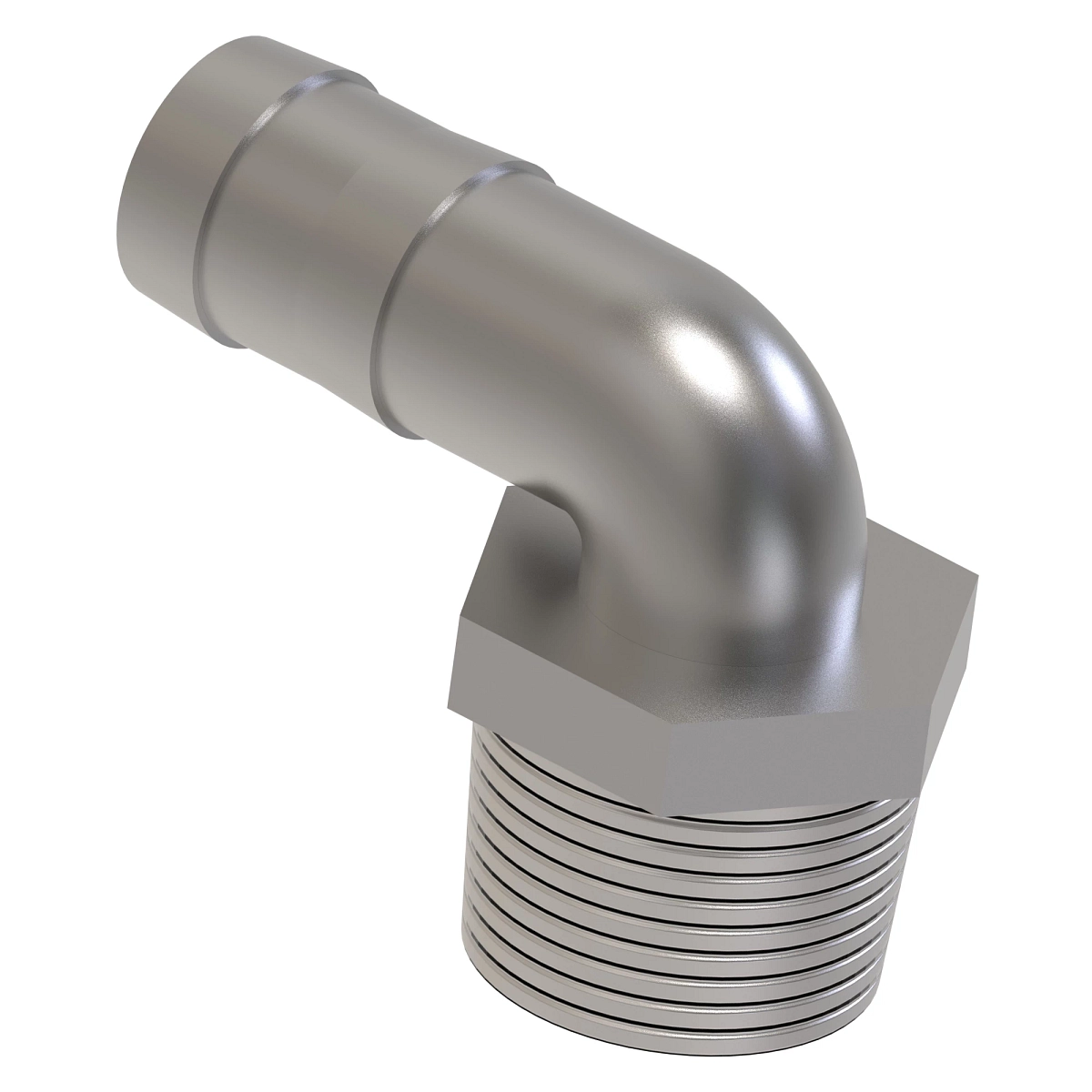 Hose Barb Polyp-1"X1.25"NPT