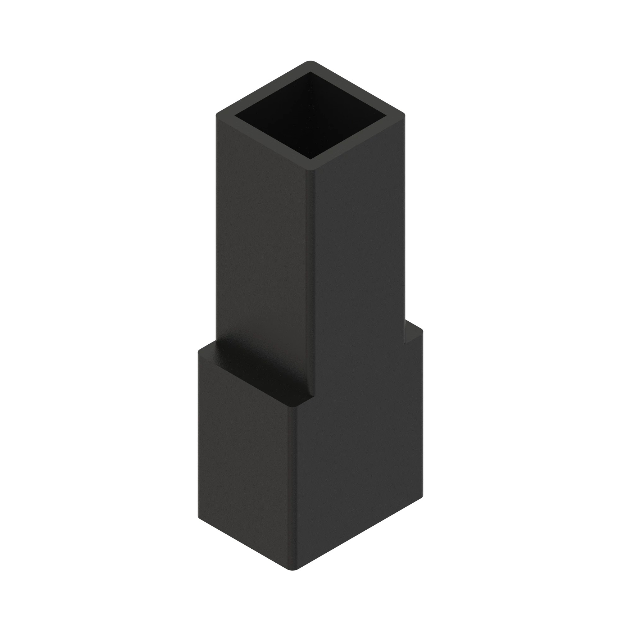 CONN TYCO FASTON 1W F BLK NYLON