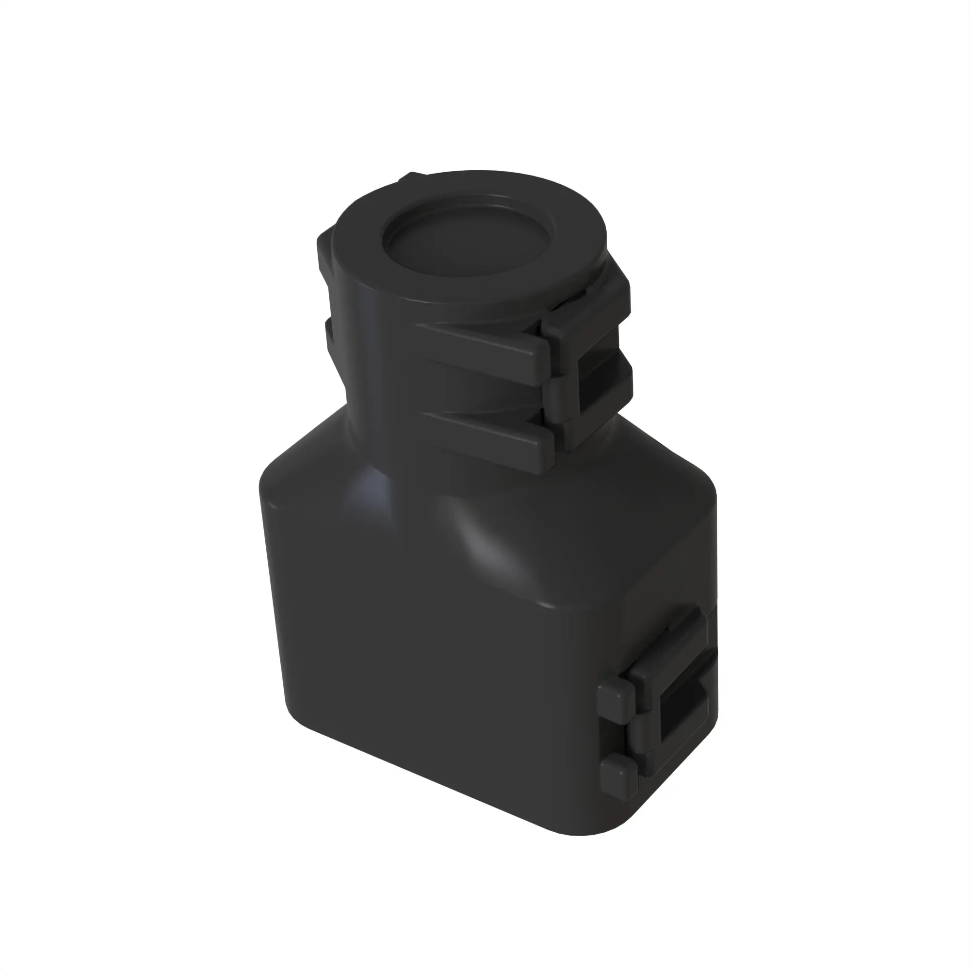 ACCY TYCO AS16 BACKSHELL BLK PLSTC