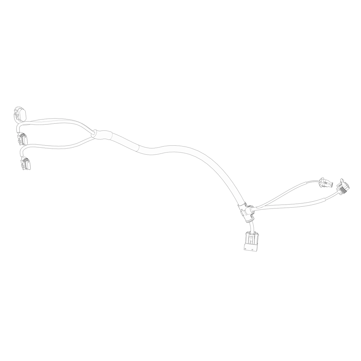 Wiring Harness, Adapter, E-Icv 6M F