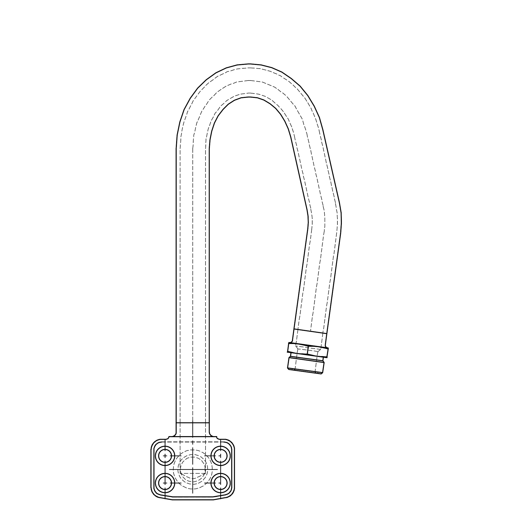 John Deere Right Side Boom Reduced Leakage - AT300476