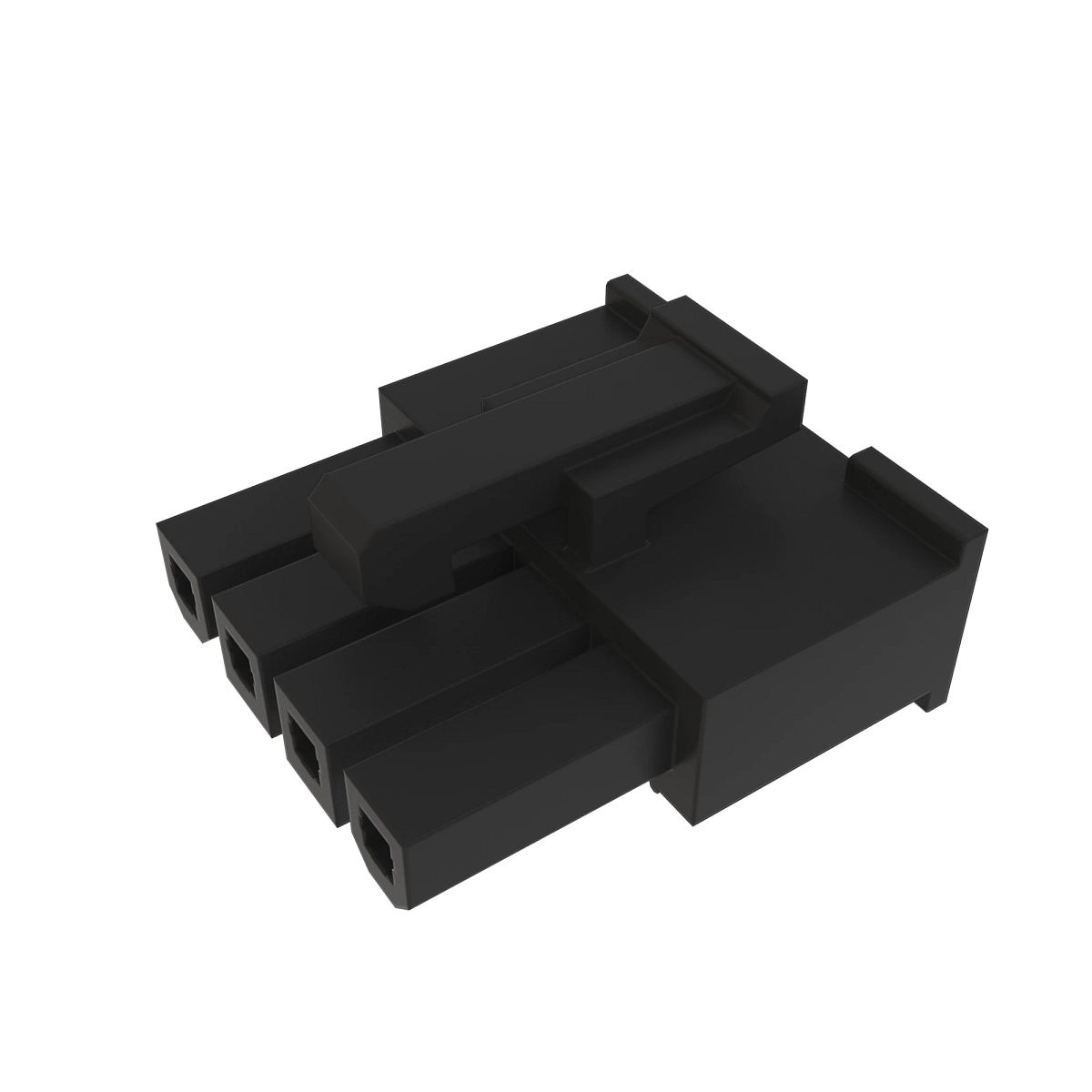Conn Molex Mfitjr 4W F Nat Nyl