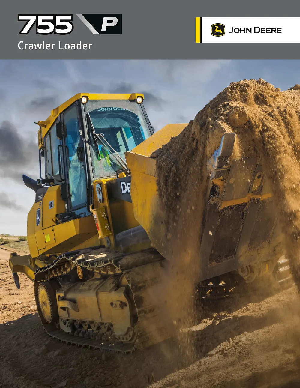 755 P-Tier Crawler Loader Brochure cover