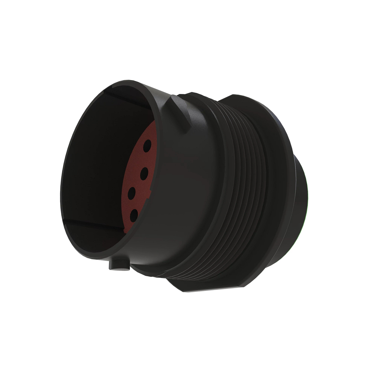 CONN DEUTSCH HDP20 14W FS BLK PLSTC