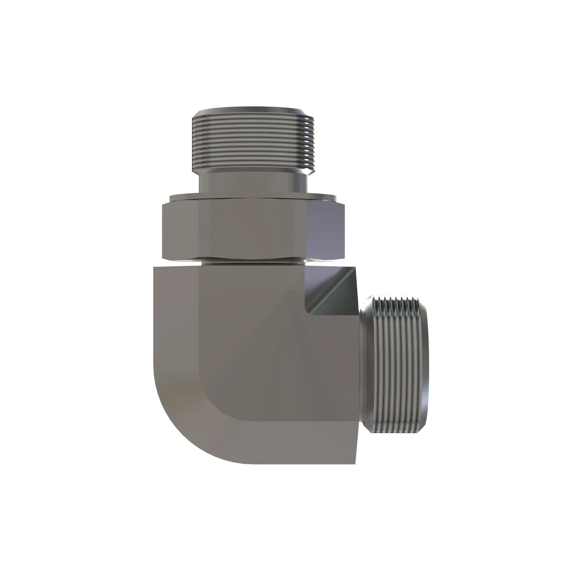 90 DEG ELBOW,O-RING FSF W/MET HEX