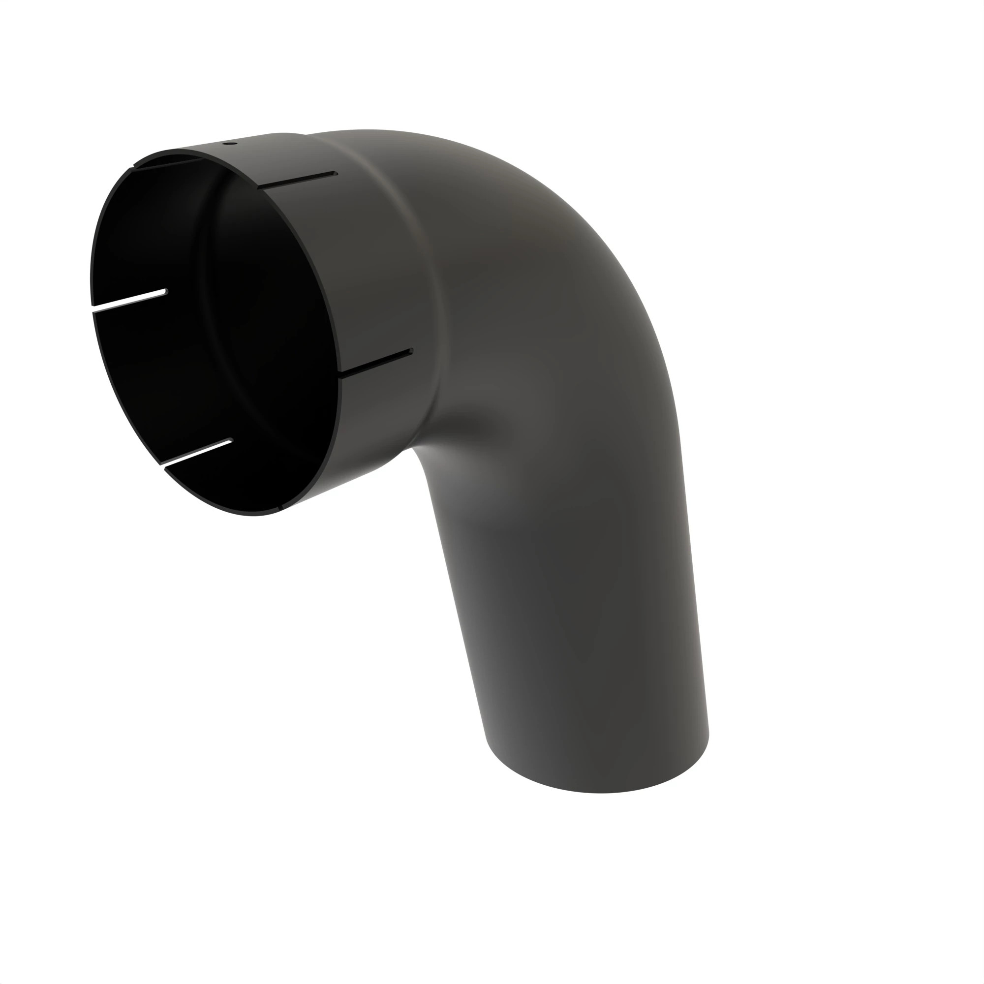 EXHAUST PIPE, EXHAUST STACK, BLACK