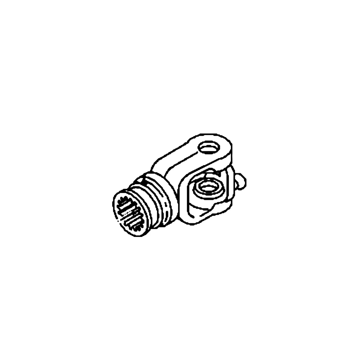 Yoke, 1-3/8 In. 21 Spline
