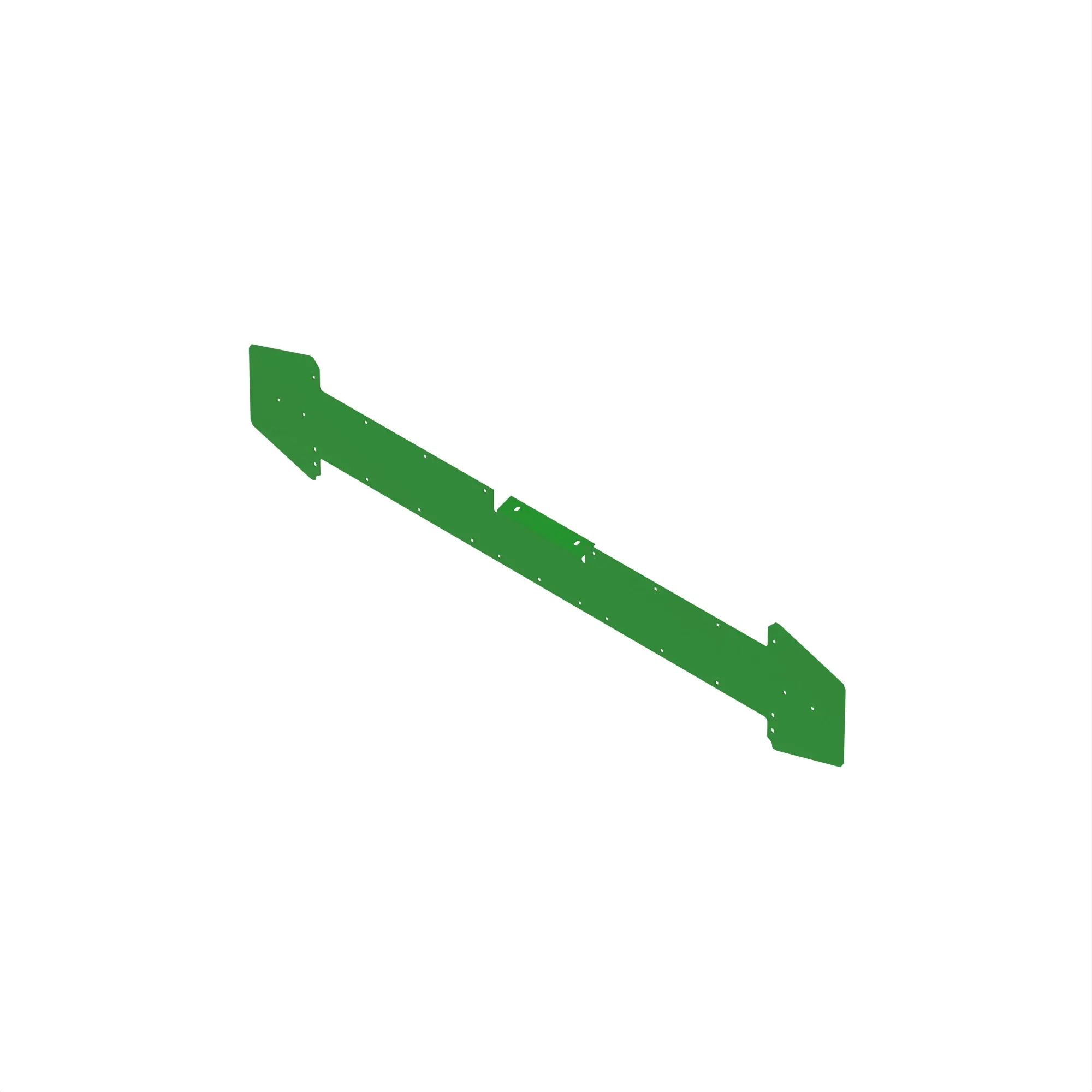 John Deere Straw Spreader Front Shield - H216413