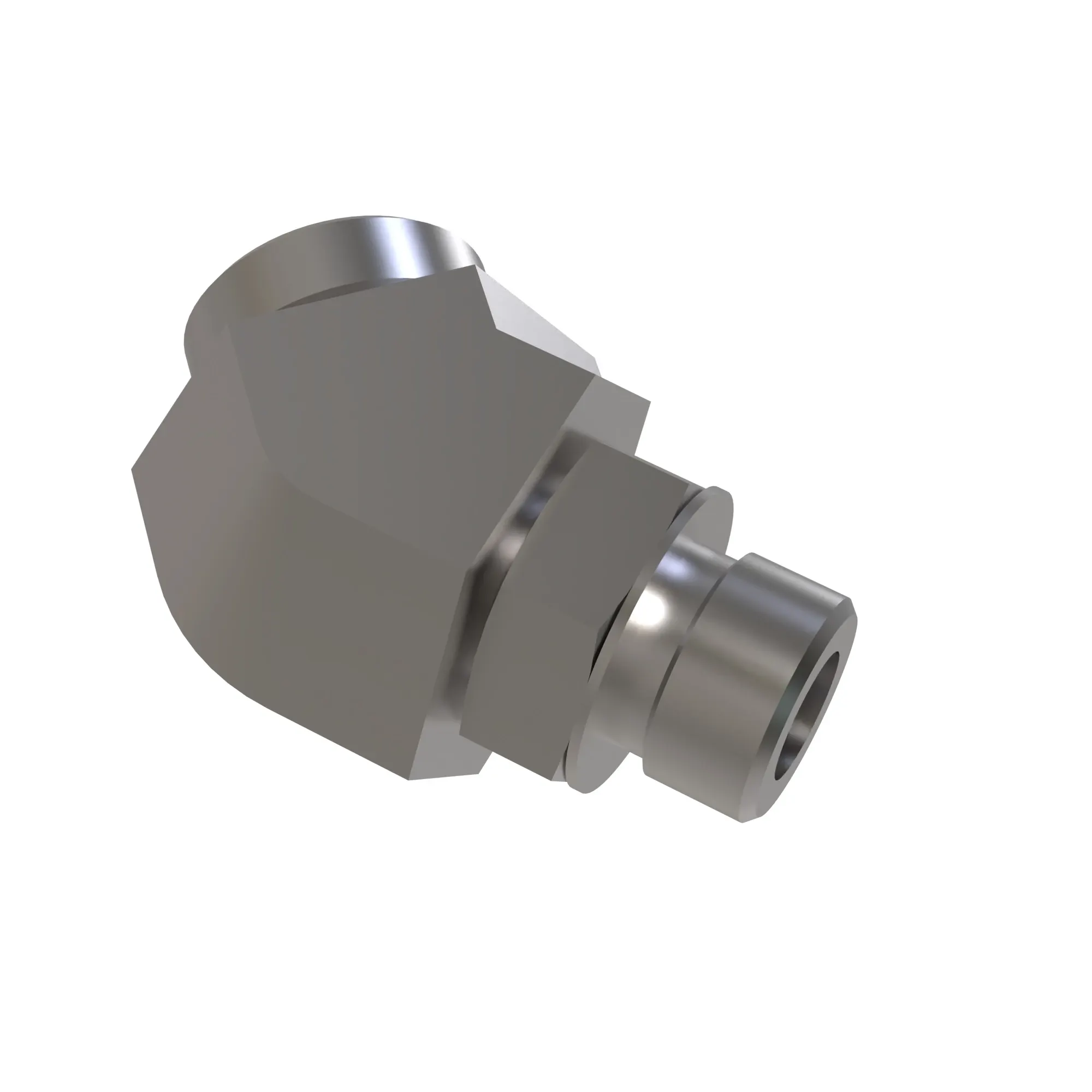 John Deere 45 Degree Straight Thread Elbow Fitting - 38H1431
