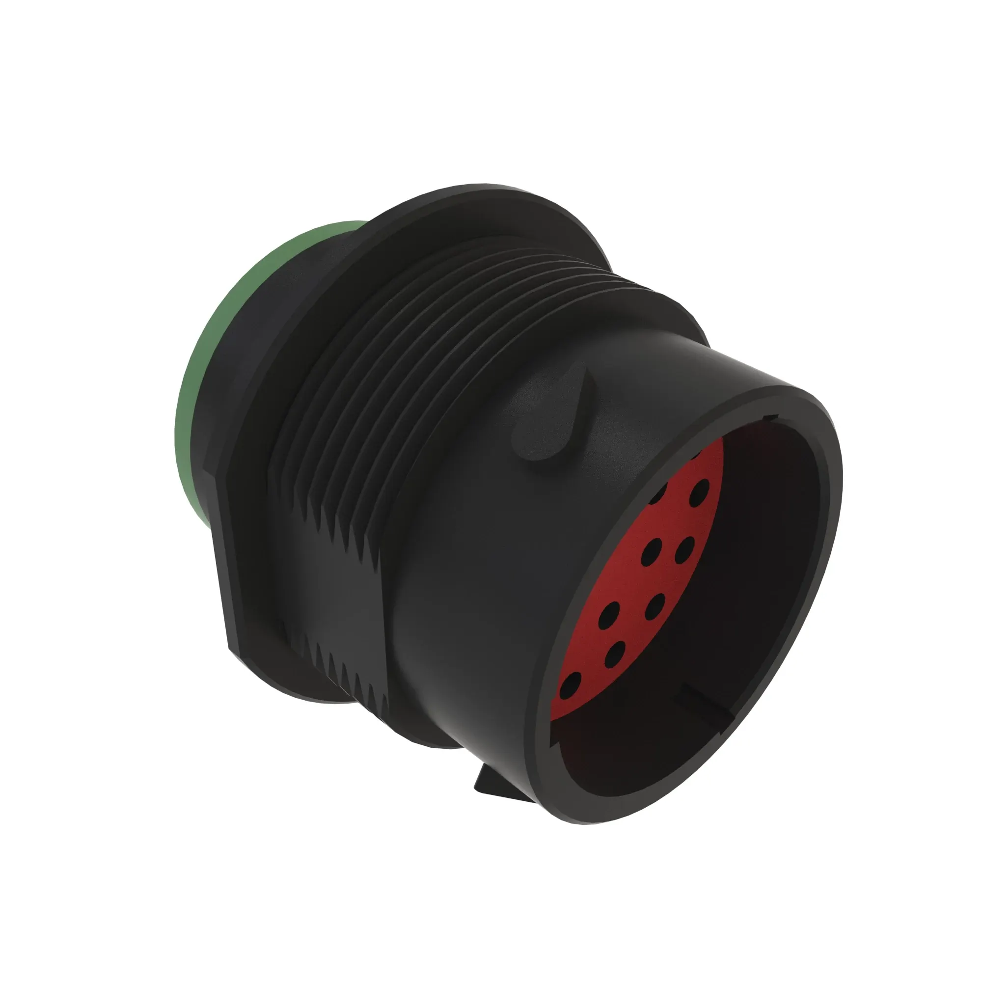 CONN DEUTSCH HDP20 21W FS BLK PLSTC