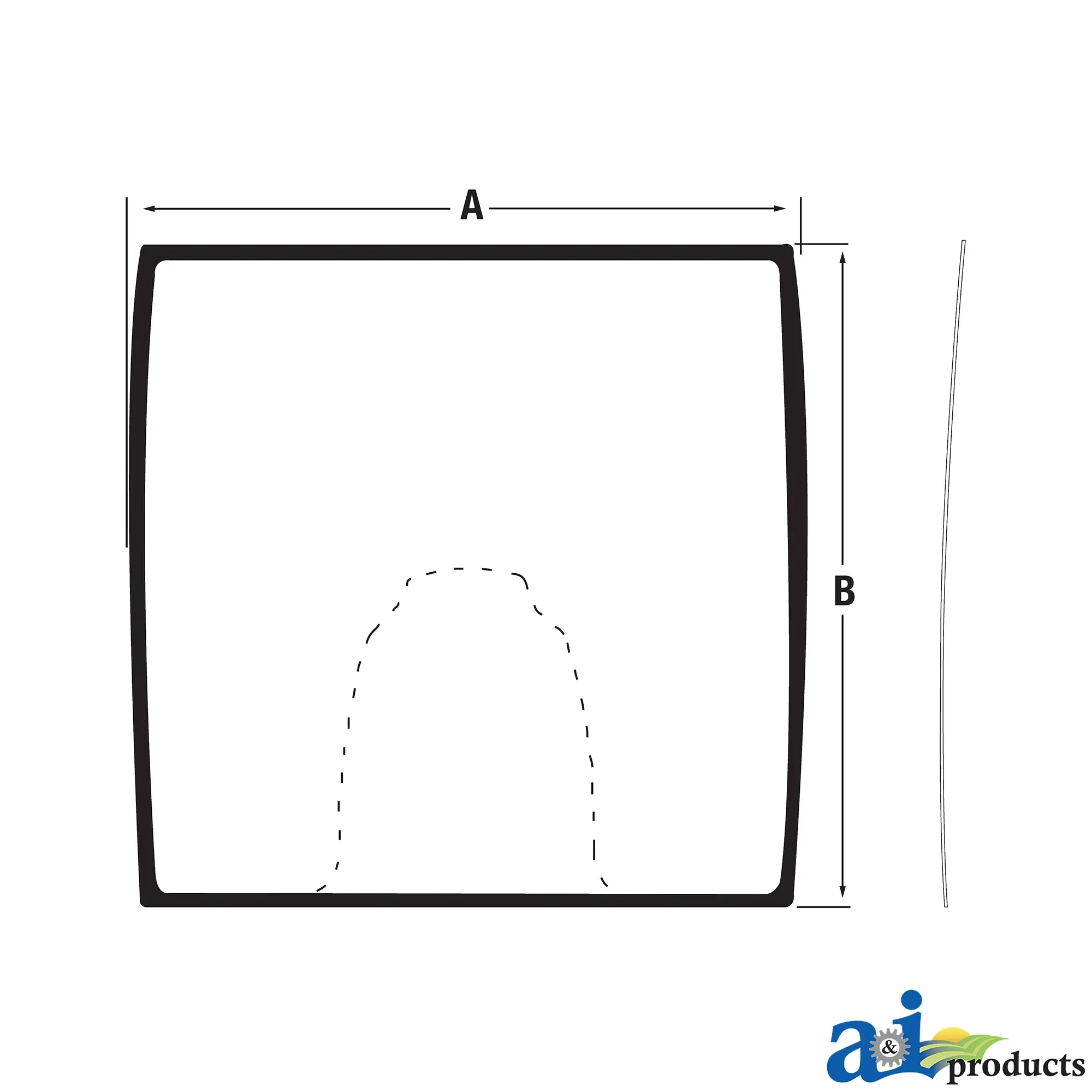 A&I Products Windshield - A-R555408
