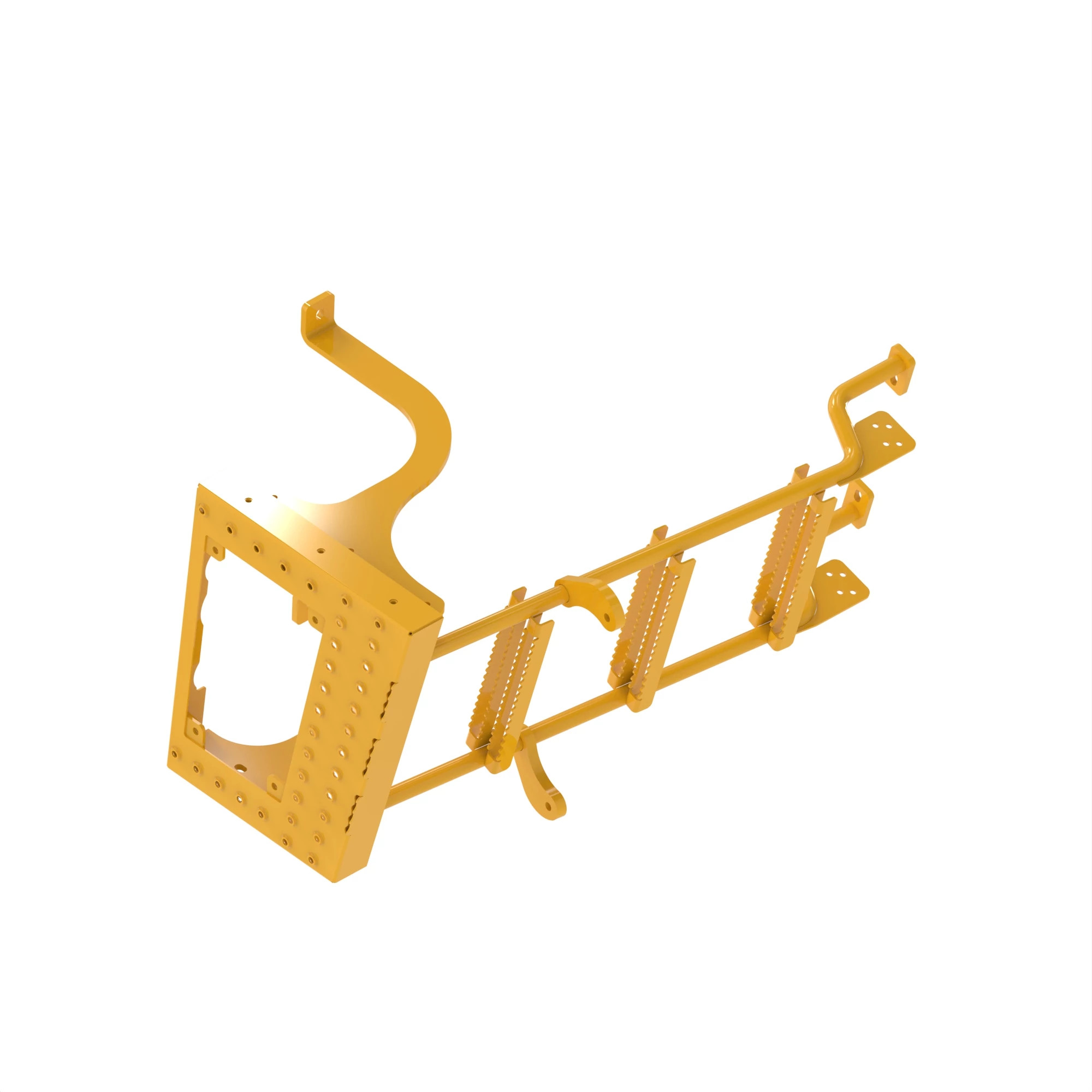 STEP, PLATFORM AND STEPS, LEFT