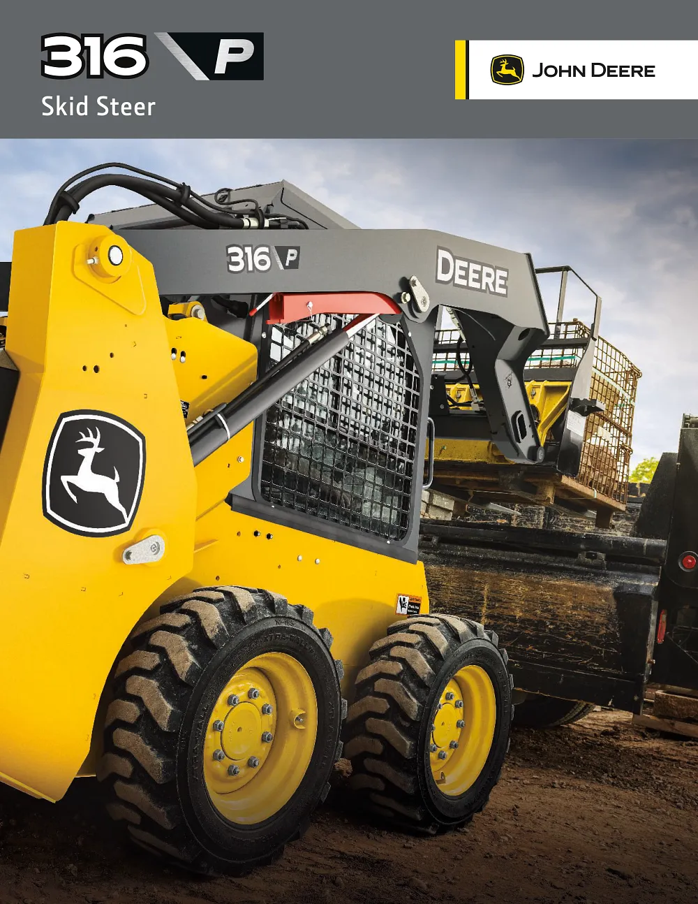 316 P-Tier Skid Steer Product Brochure cover