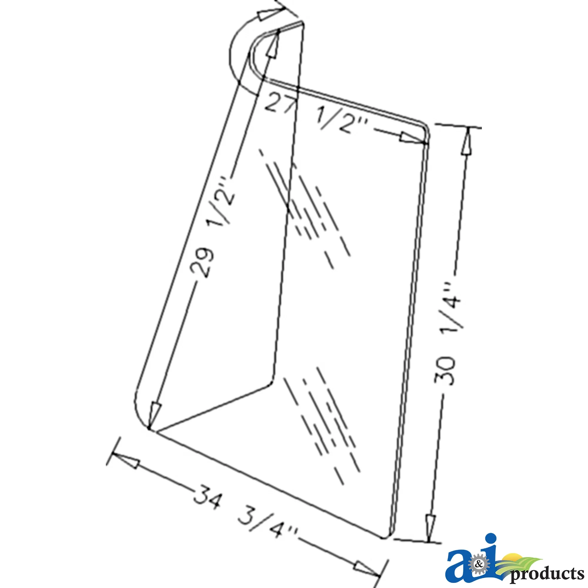 A&I Products Left Side Window - A-R201574