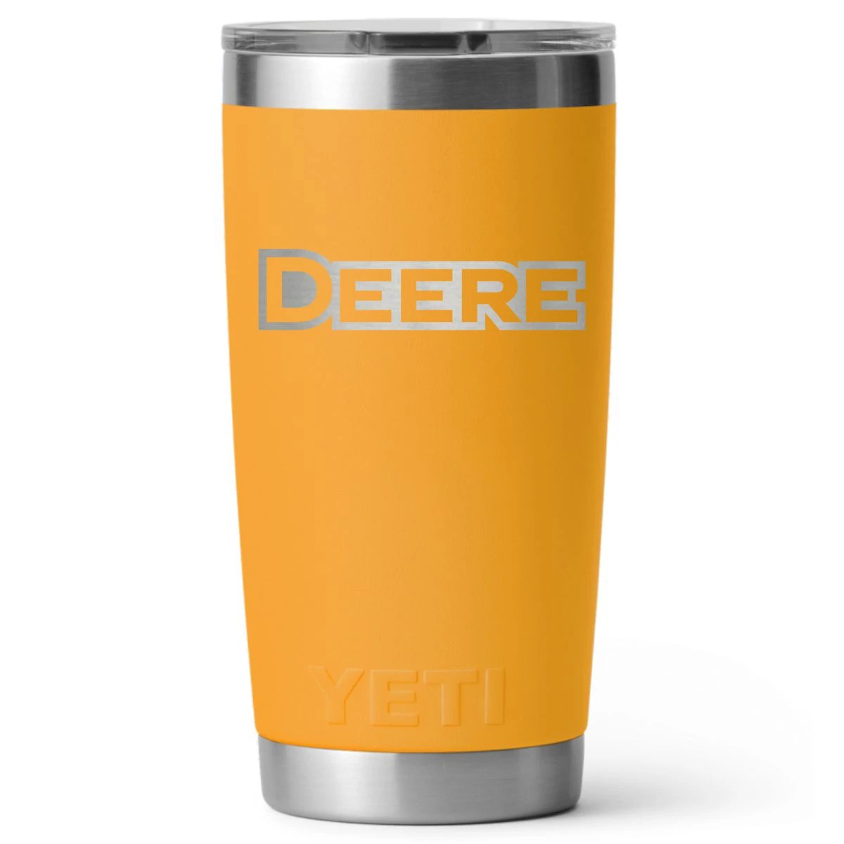 YETI® 20 oz. Rambler® Tumbler with MagSlider Lid - John Deere Construction Yellow