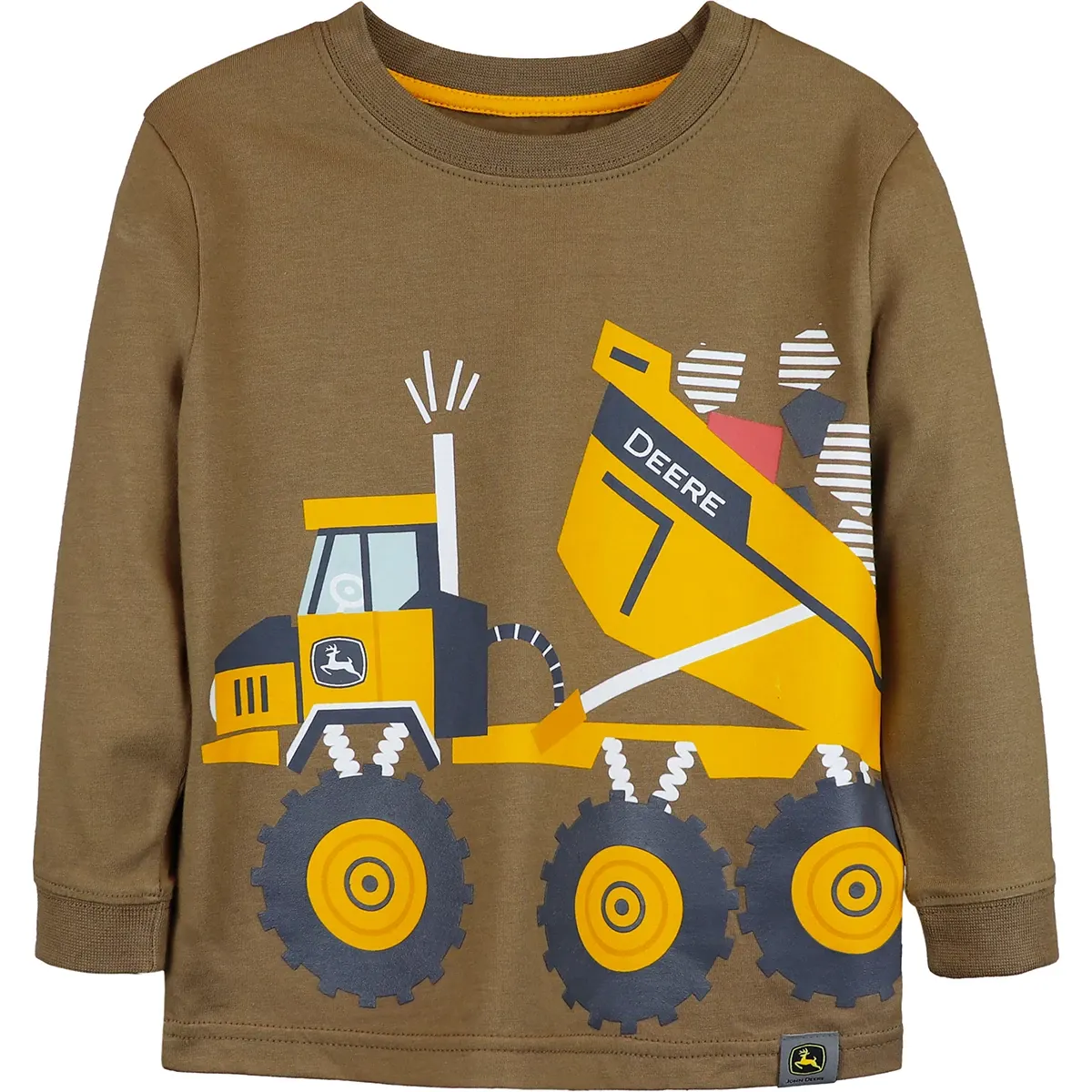 Toddler Dump Truck Long Sleeve T-Shirt
