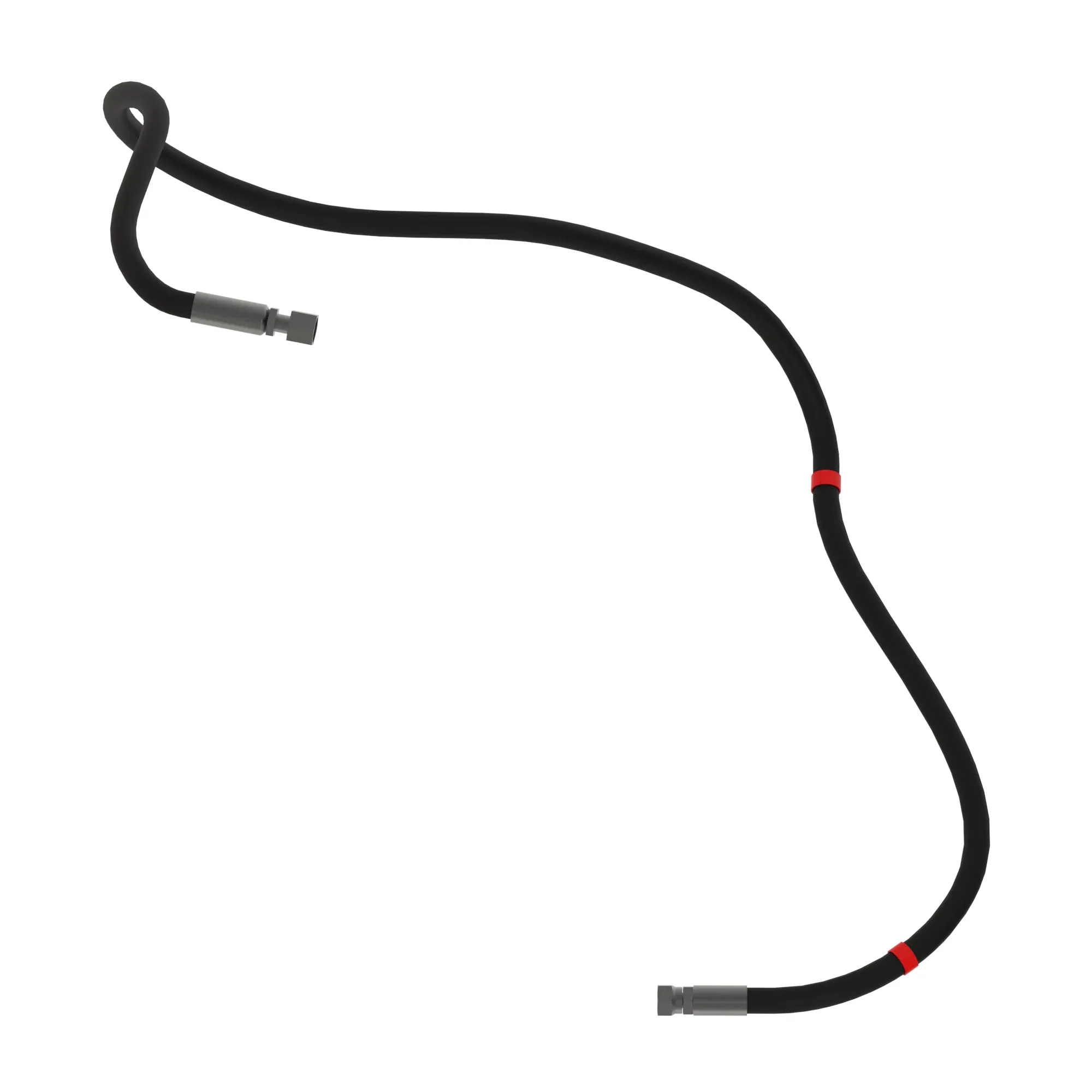 John Deere Hydraulic Hose with Straight End Fittings - AT515810