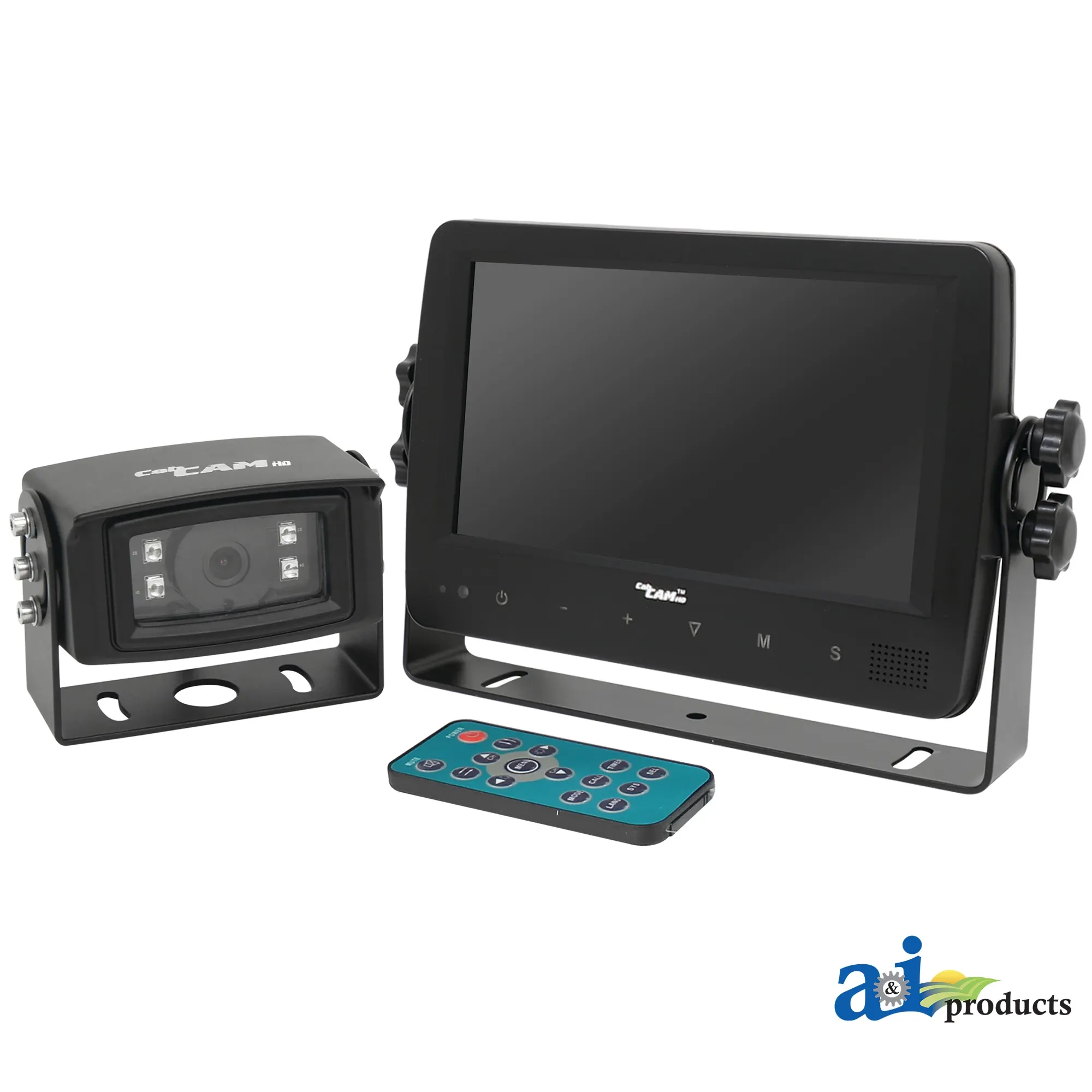 A&I Products CabCAM™ 7-inch Weatherproof Wired Touch Button HD Color Monitor with 1 Camera - A-HDS1406