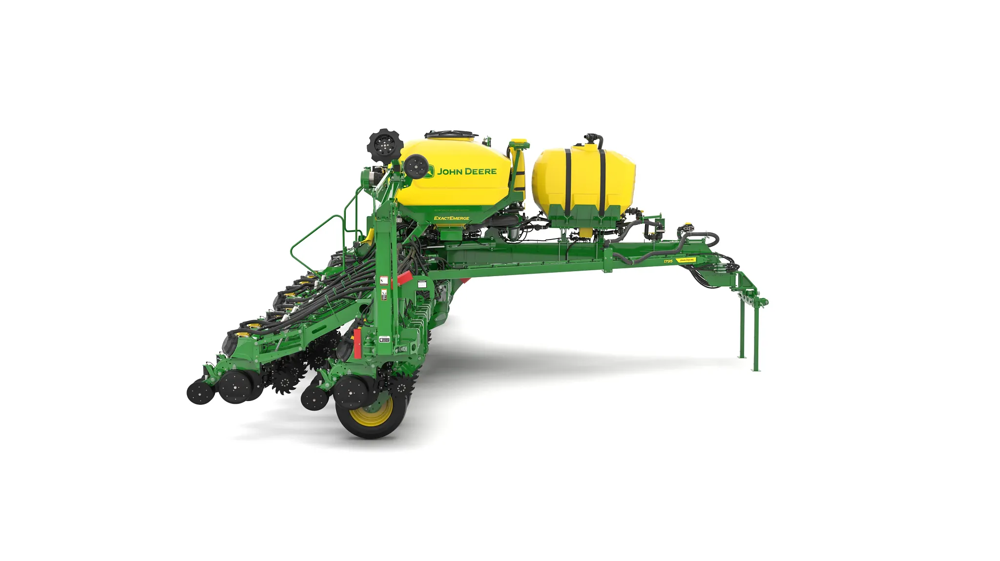 Studio image with right view of 1795 16-Row Split 31 Planter.