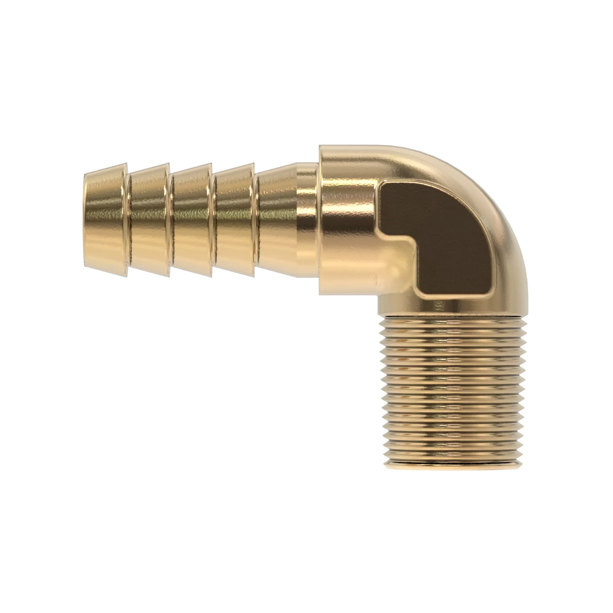 ELBOW, 90 DEGREE BARBED CONNECTOR