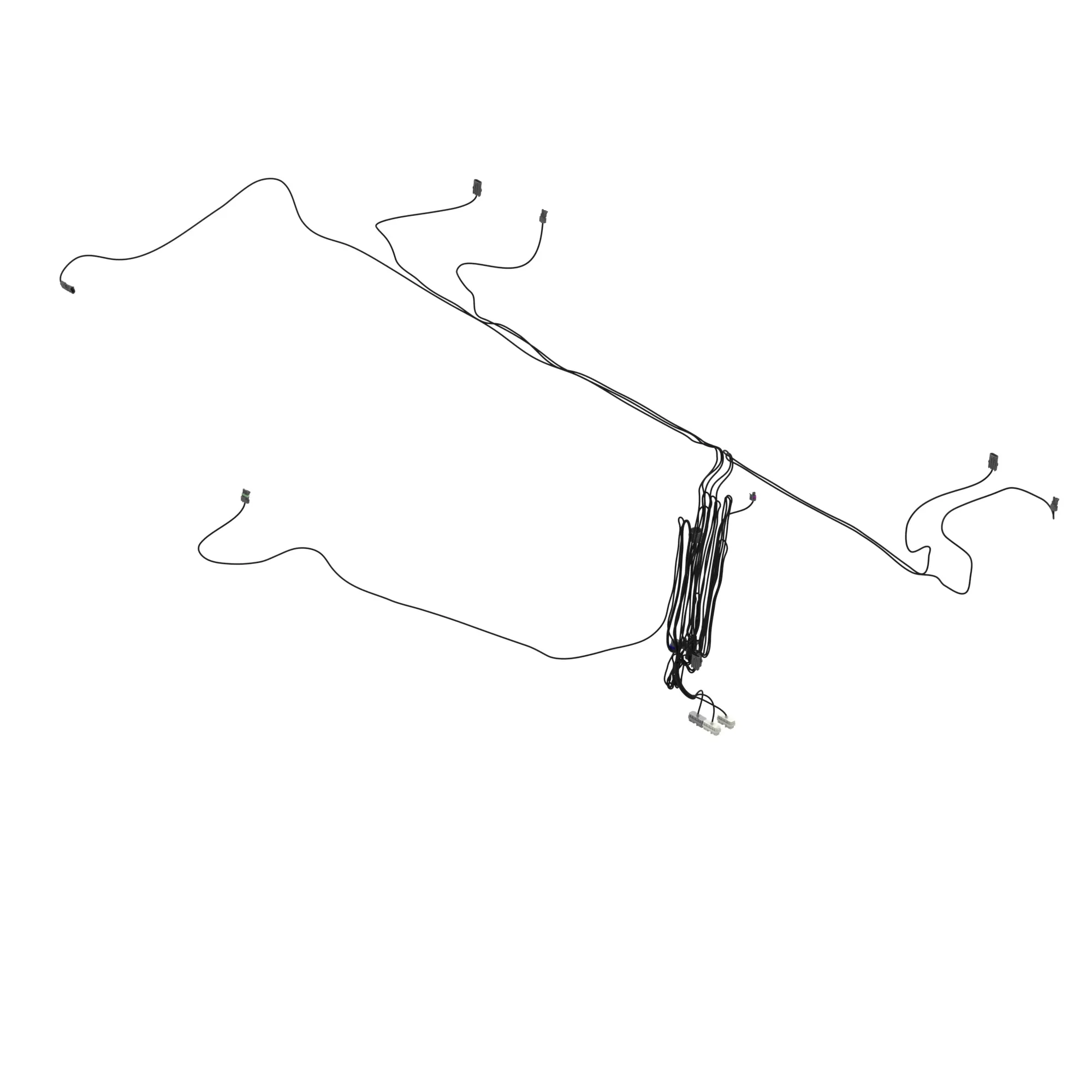 John Deere Seed Monitor Adapter Wiring Harness - AA55296