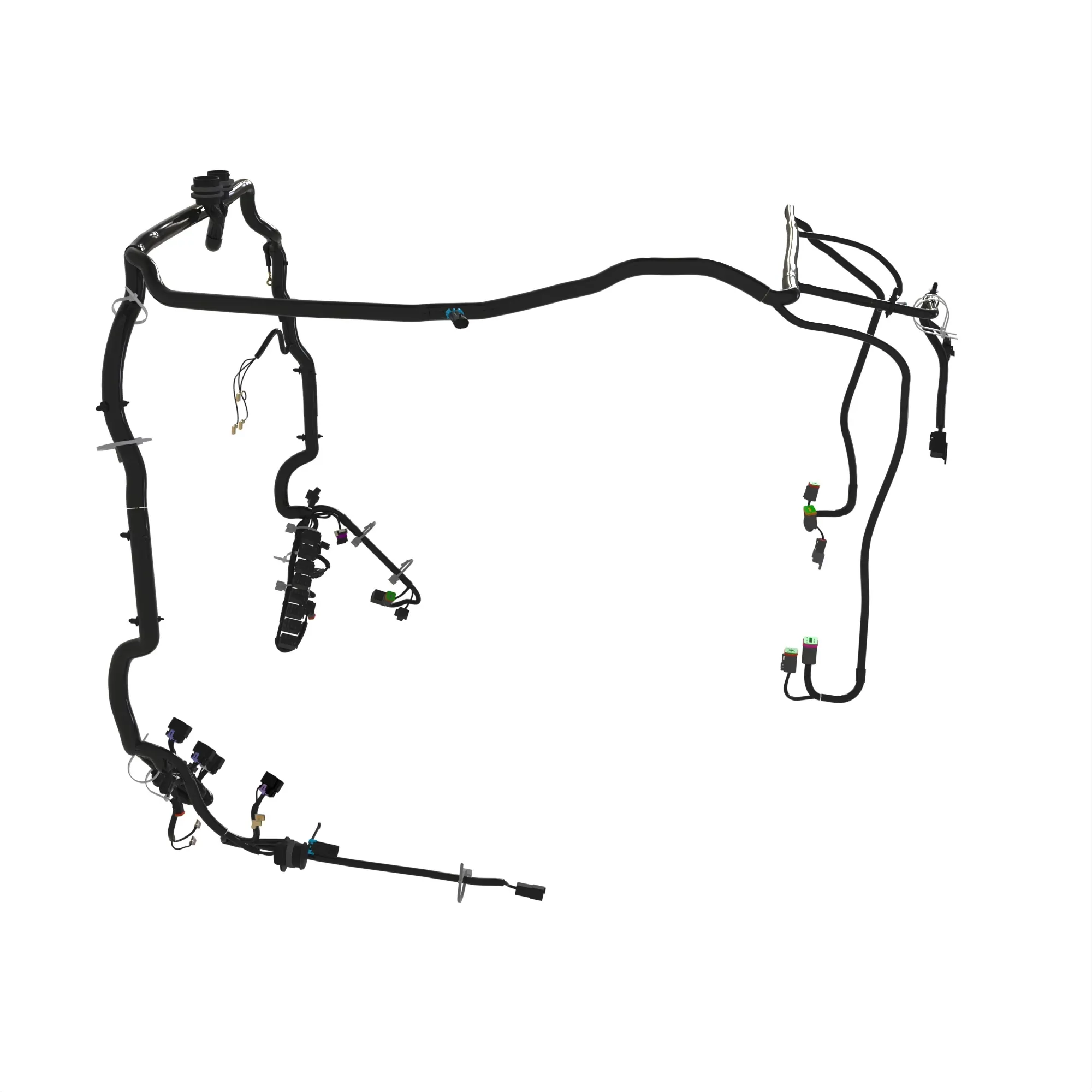 John Deere Electro-Hydraulic (EH) Control Cab Wiring Harness - AT502208