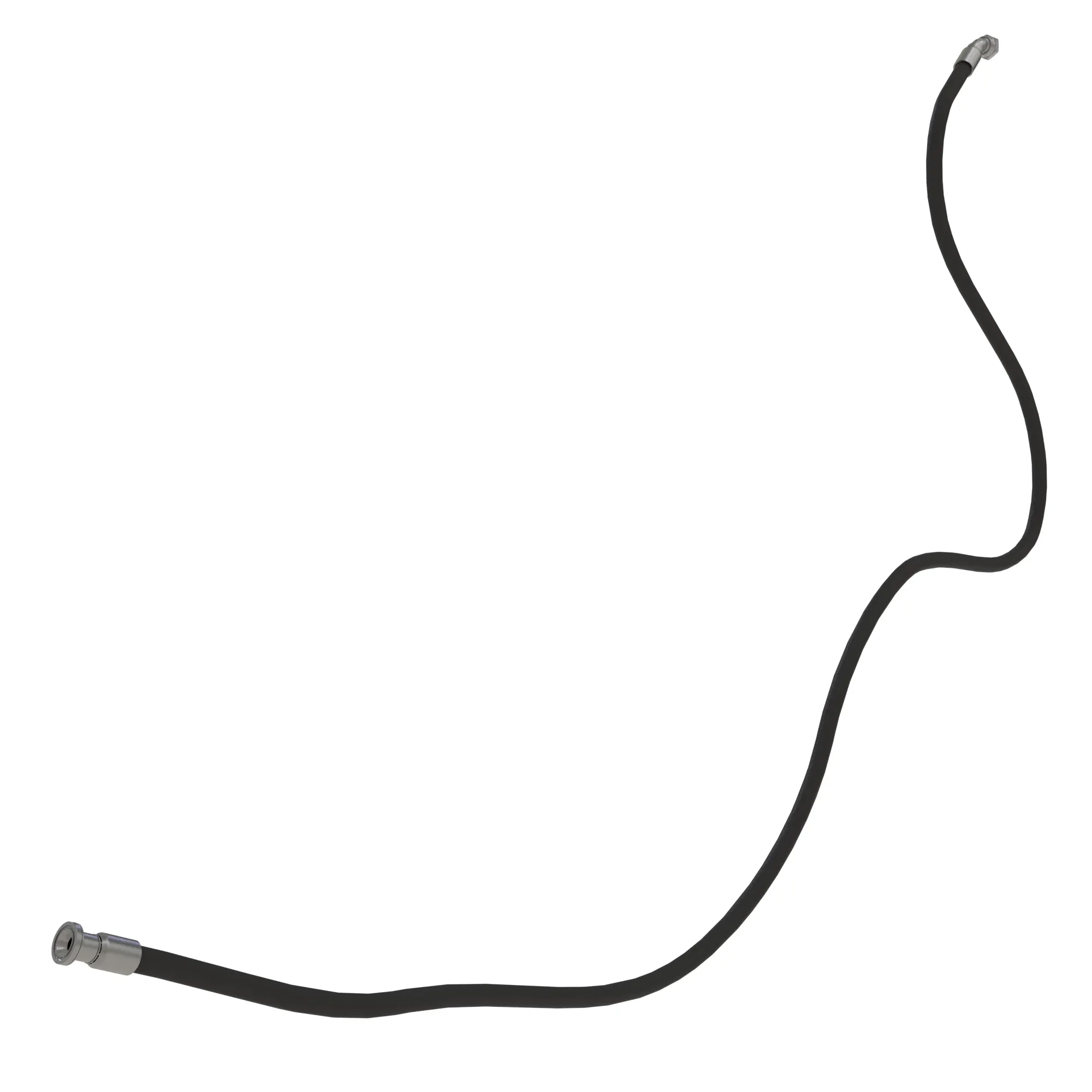 John Deere Main Pressure Valve to Harvester Head Hydraulic Hose - F743281
