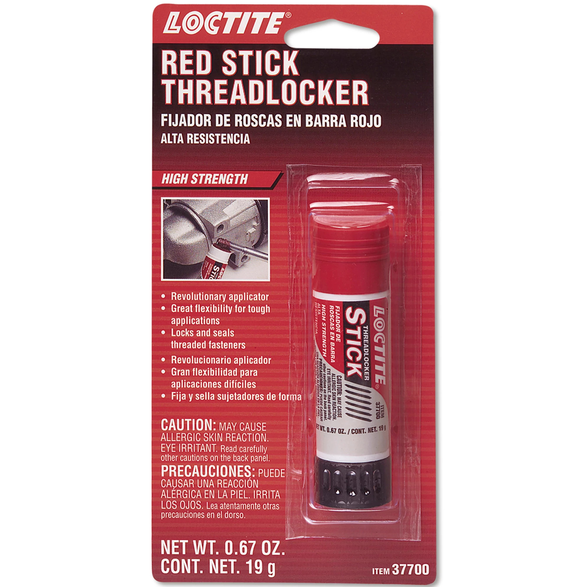 John Deere LOCTITE Red Stick Threadlocker, 19 gram (0.67 Oz) - PM37700