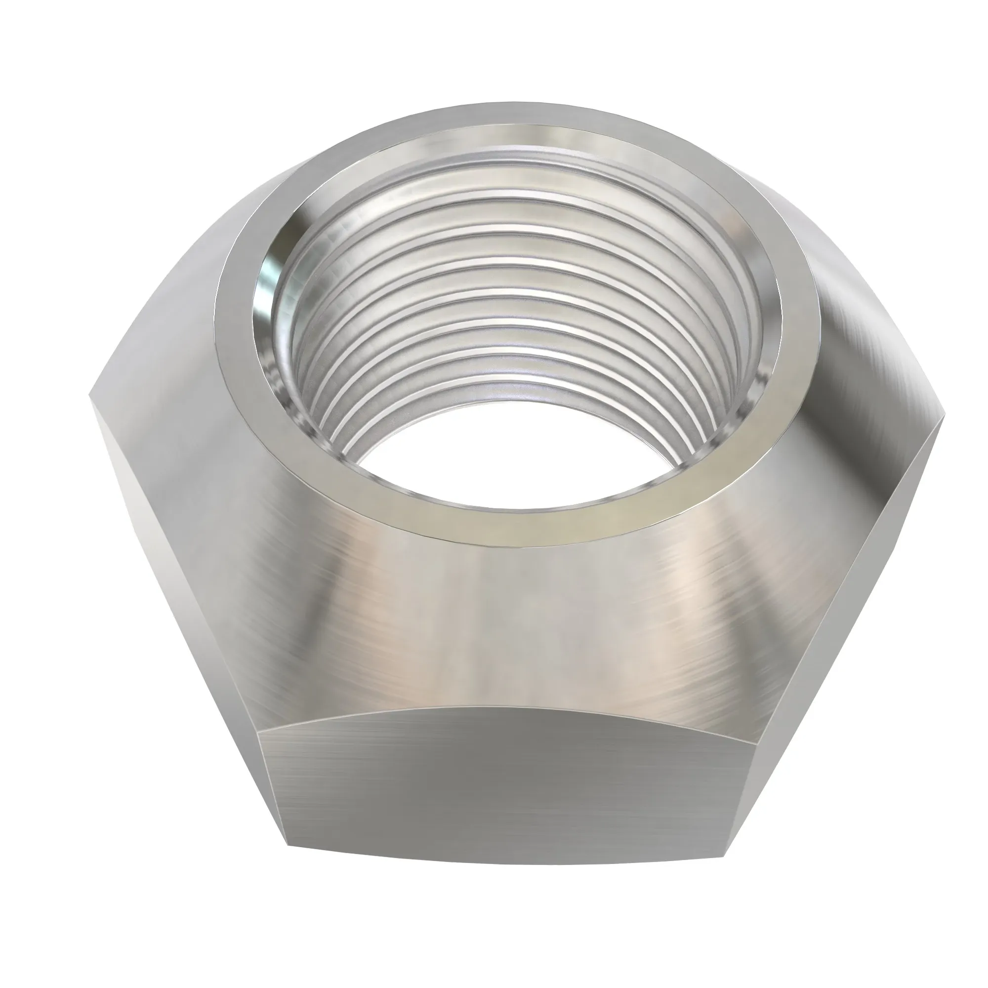 John Deere Hexagonal Lock Nut, 9.525 mm (3/8") - N10215