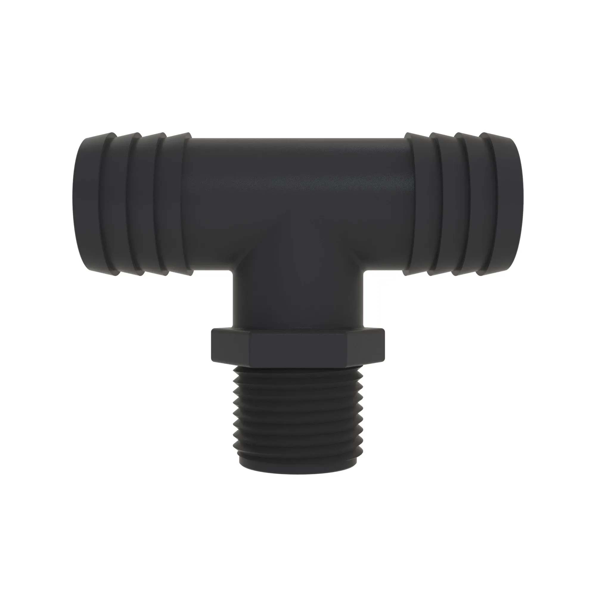 TEE, 1" BARB X 3/4" NPT