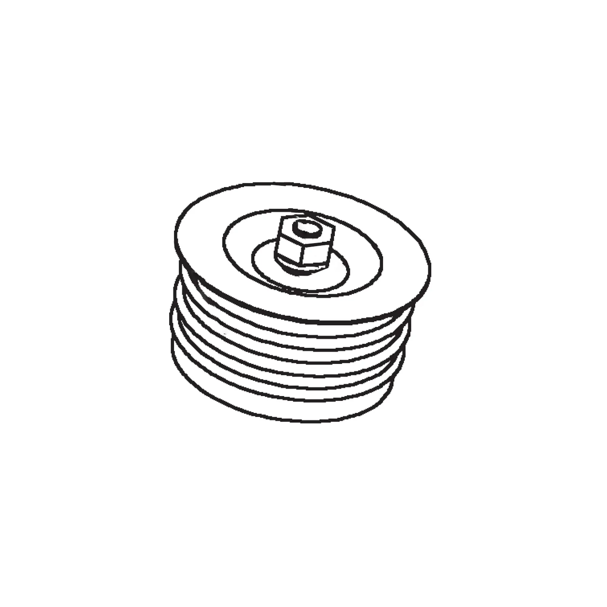 John Deere Air Intake System Plug - AT319142