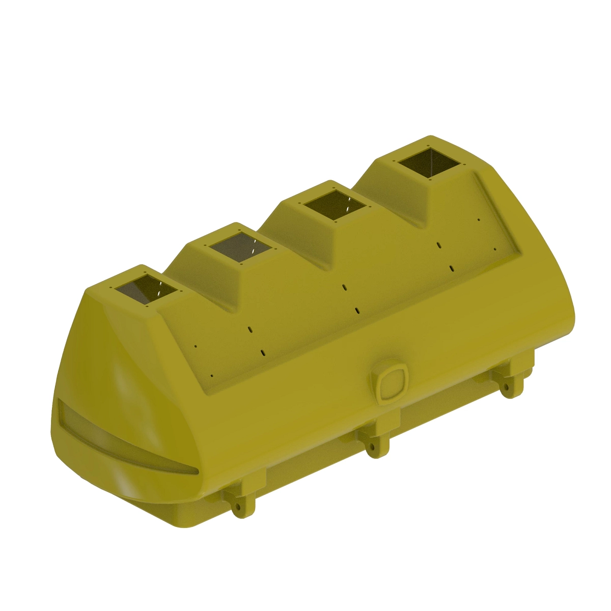 Fertilizer Hopper 4 Exits